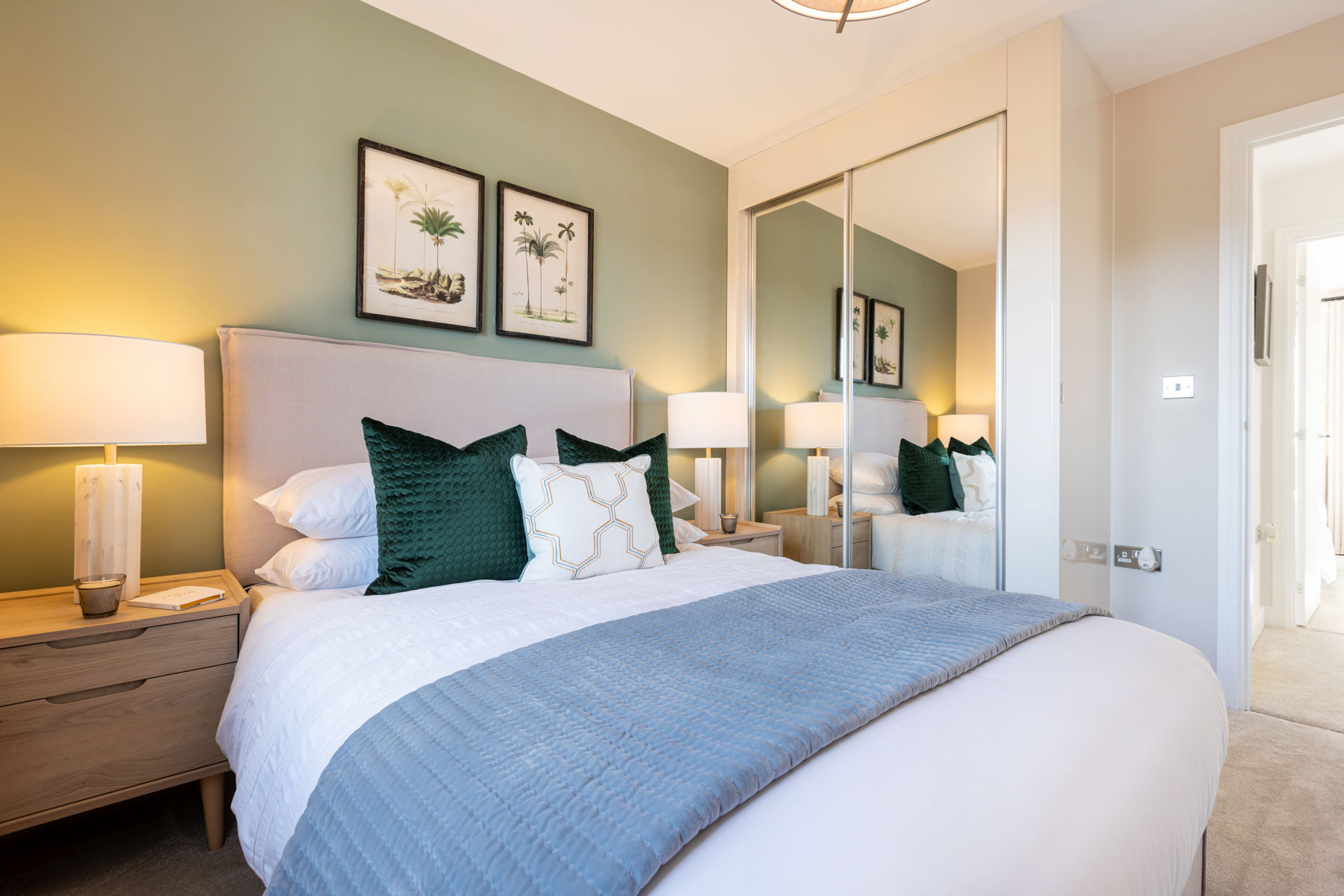 Bedroom 2 with built in wardrobes