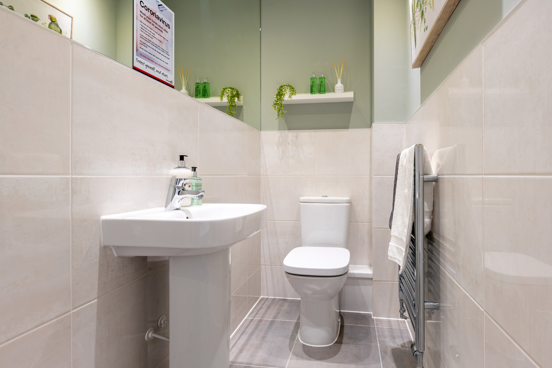 Downstairs cloakroom