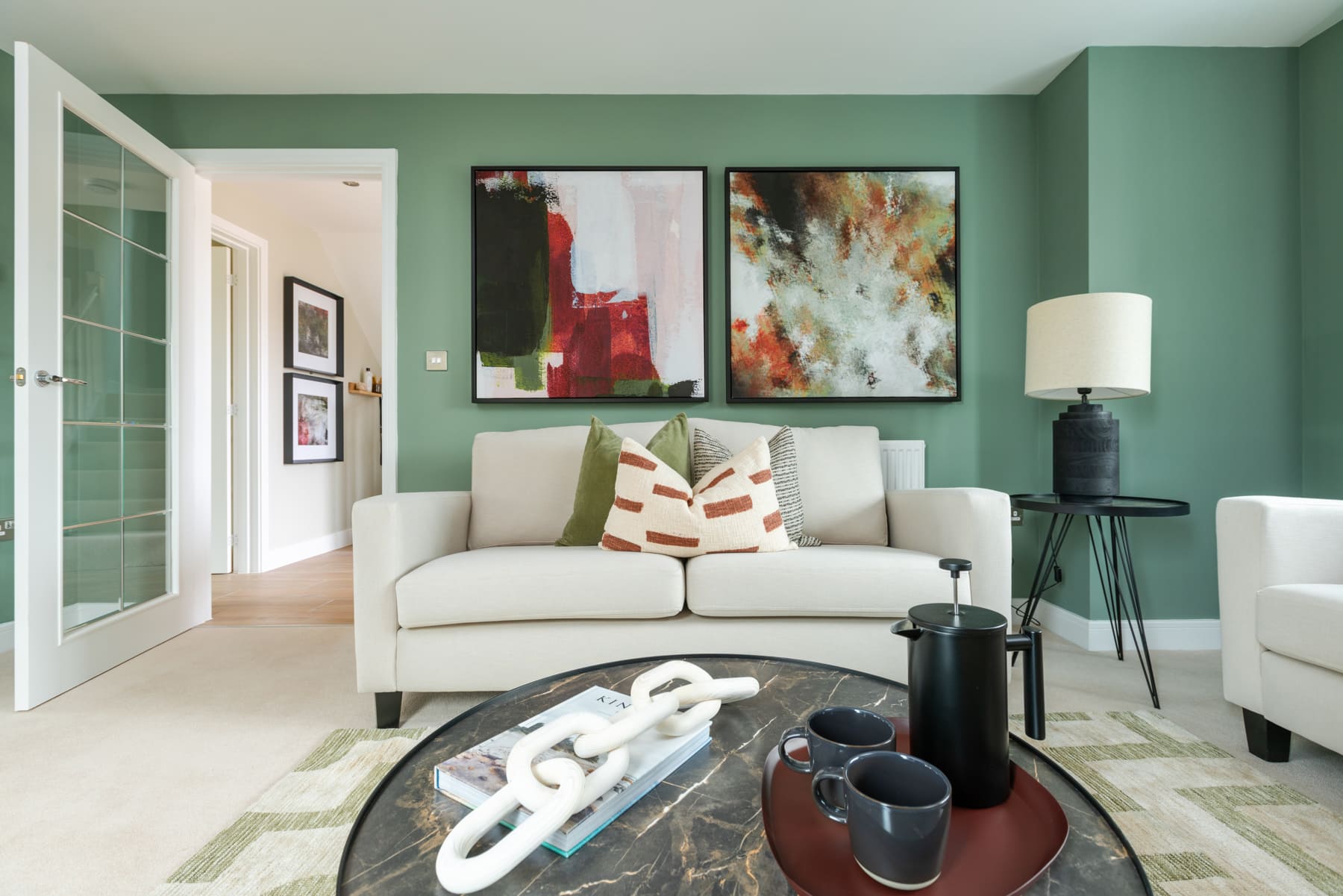 Sofa and coffee table