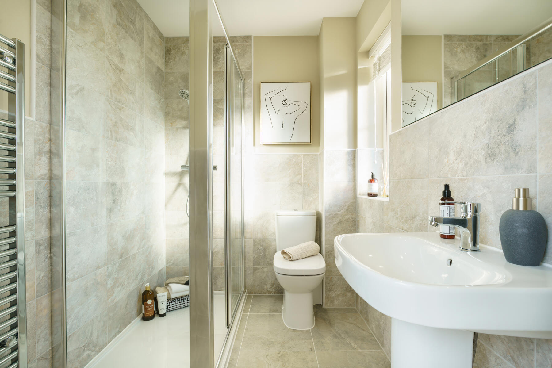 En suite shower room