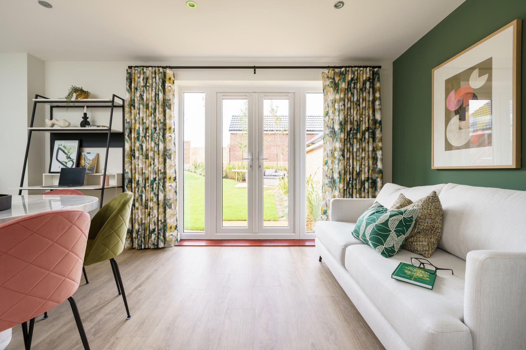 Sofa with French doors