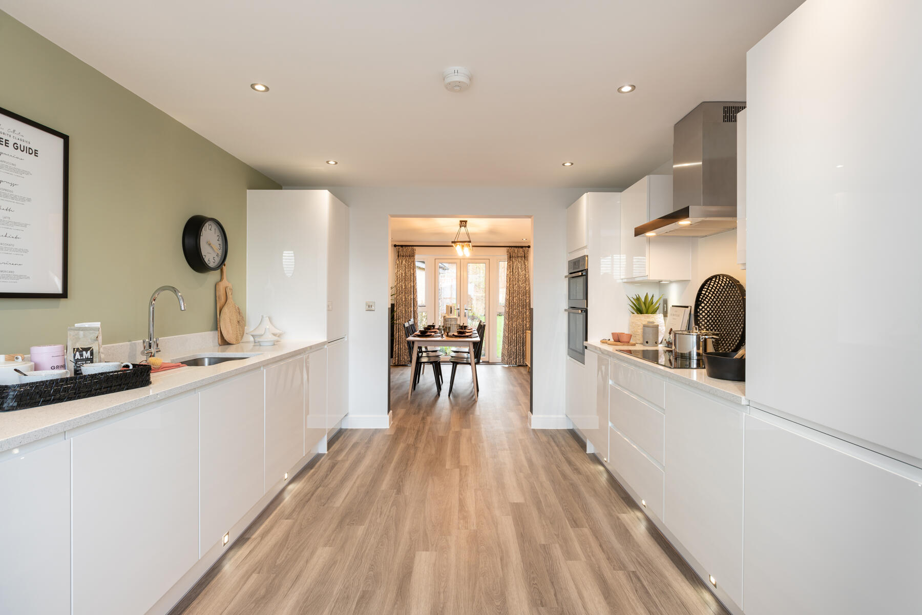 Kitchen through to dining room