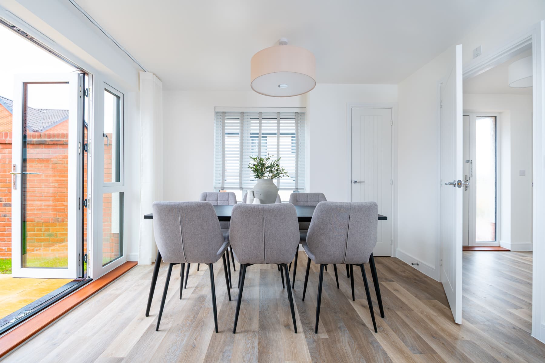 Dining table and chairs