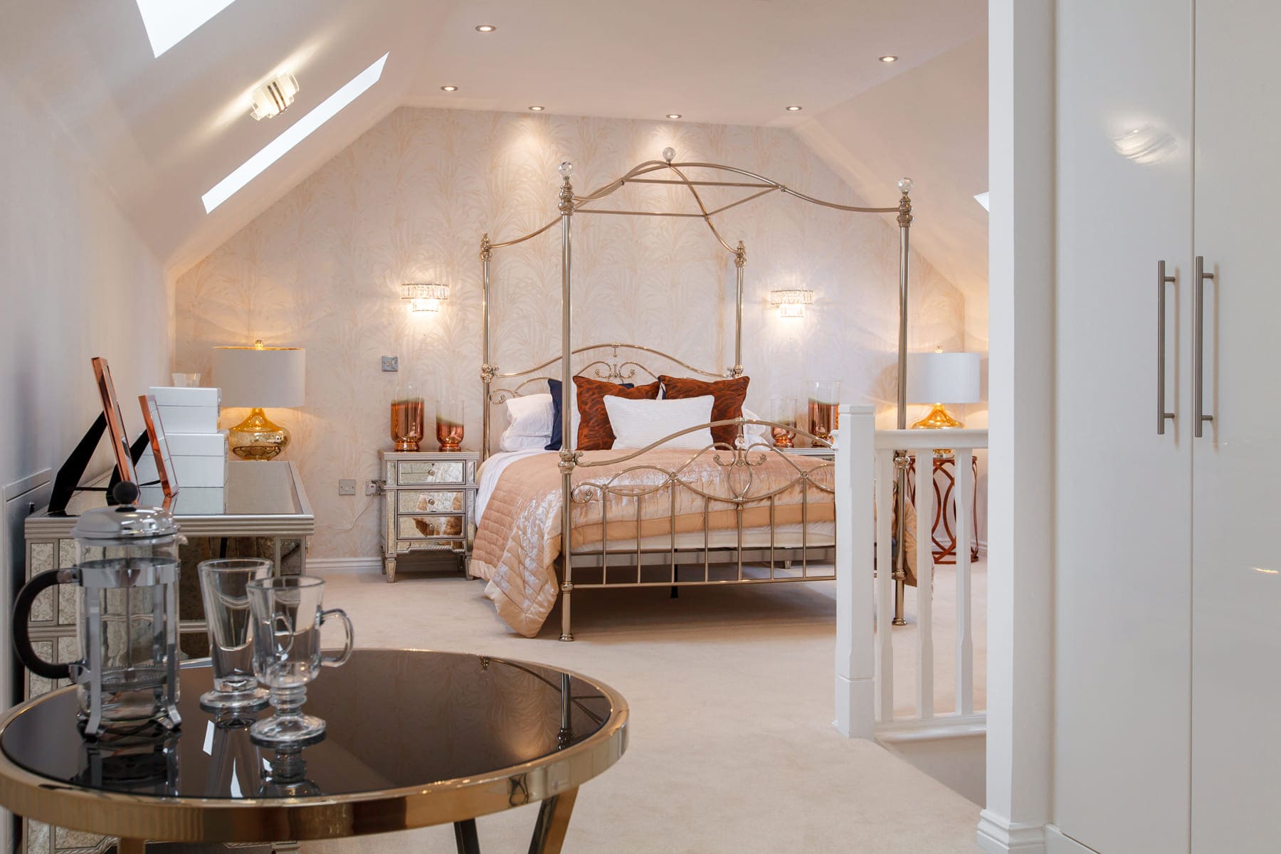 Main bedroom with bed