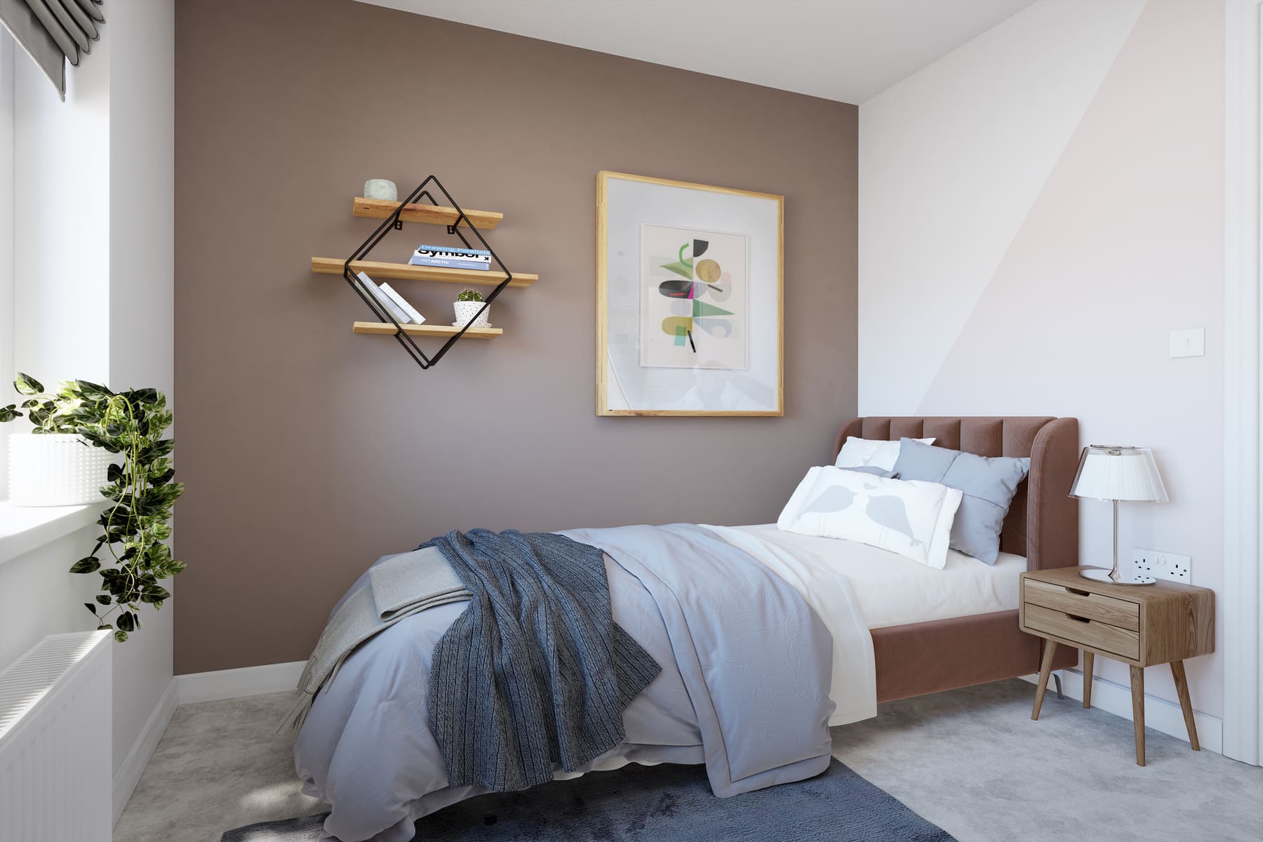 Bedroom with single bedroom