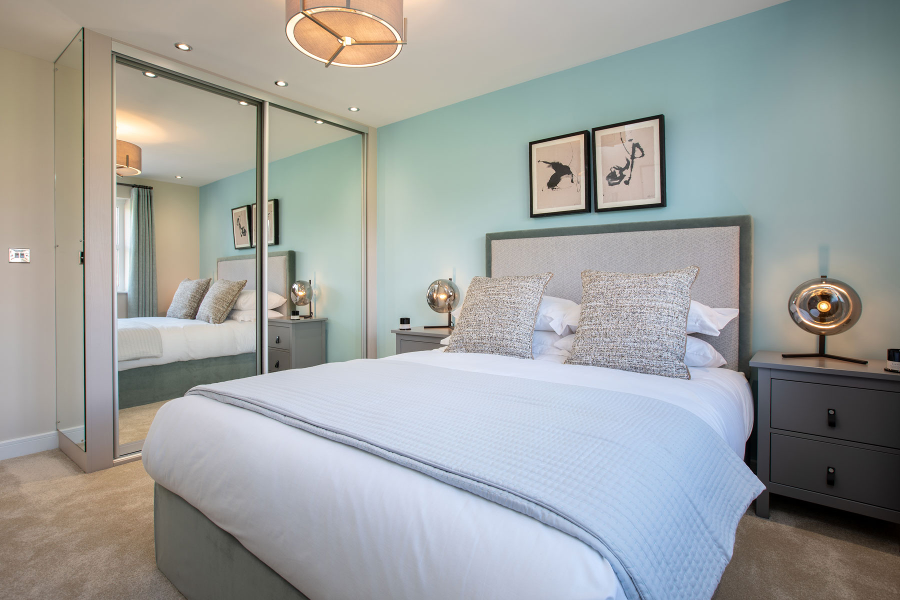 Bedroom 2 with built in wardrobes