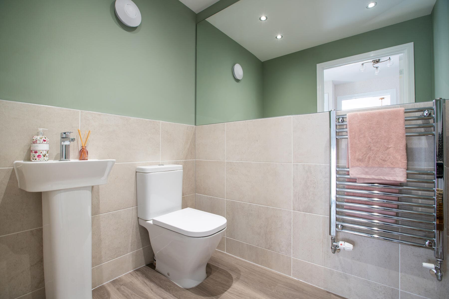 Downstairs toilet and sink