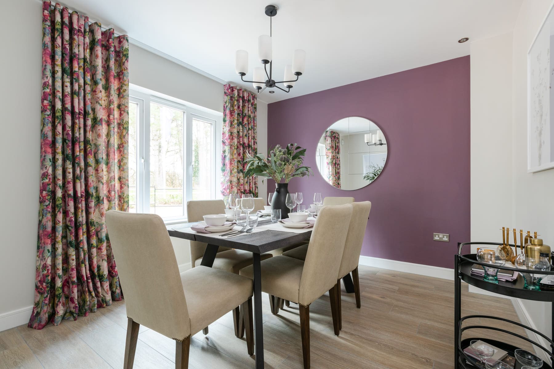 Dining table and chairs