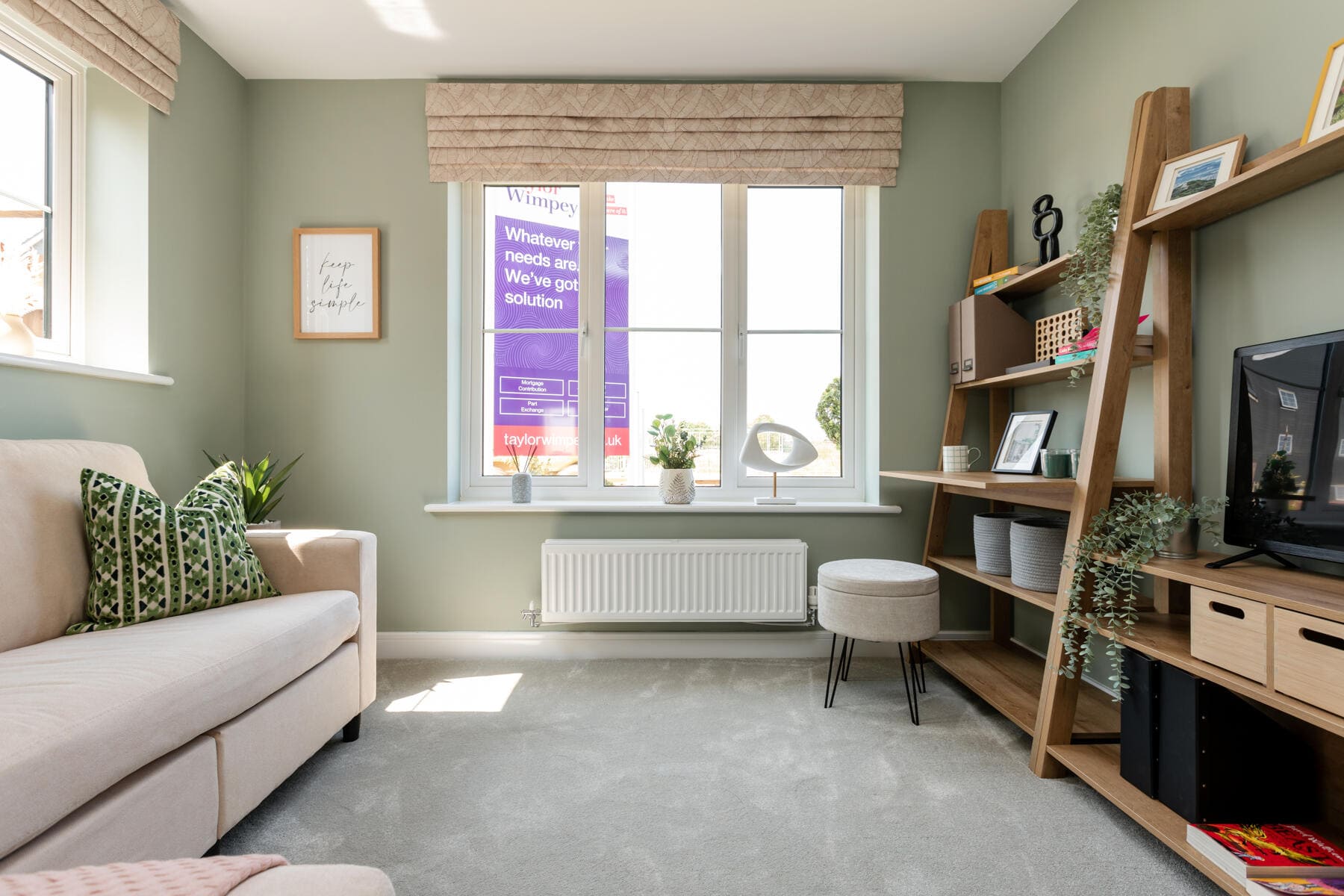 Sofa with media unit