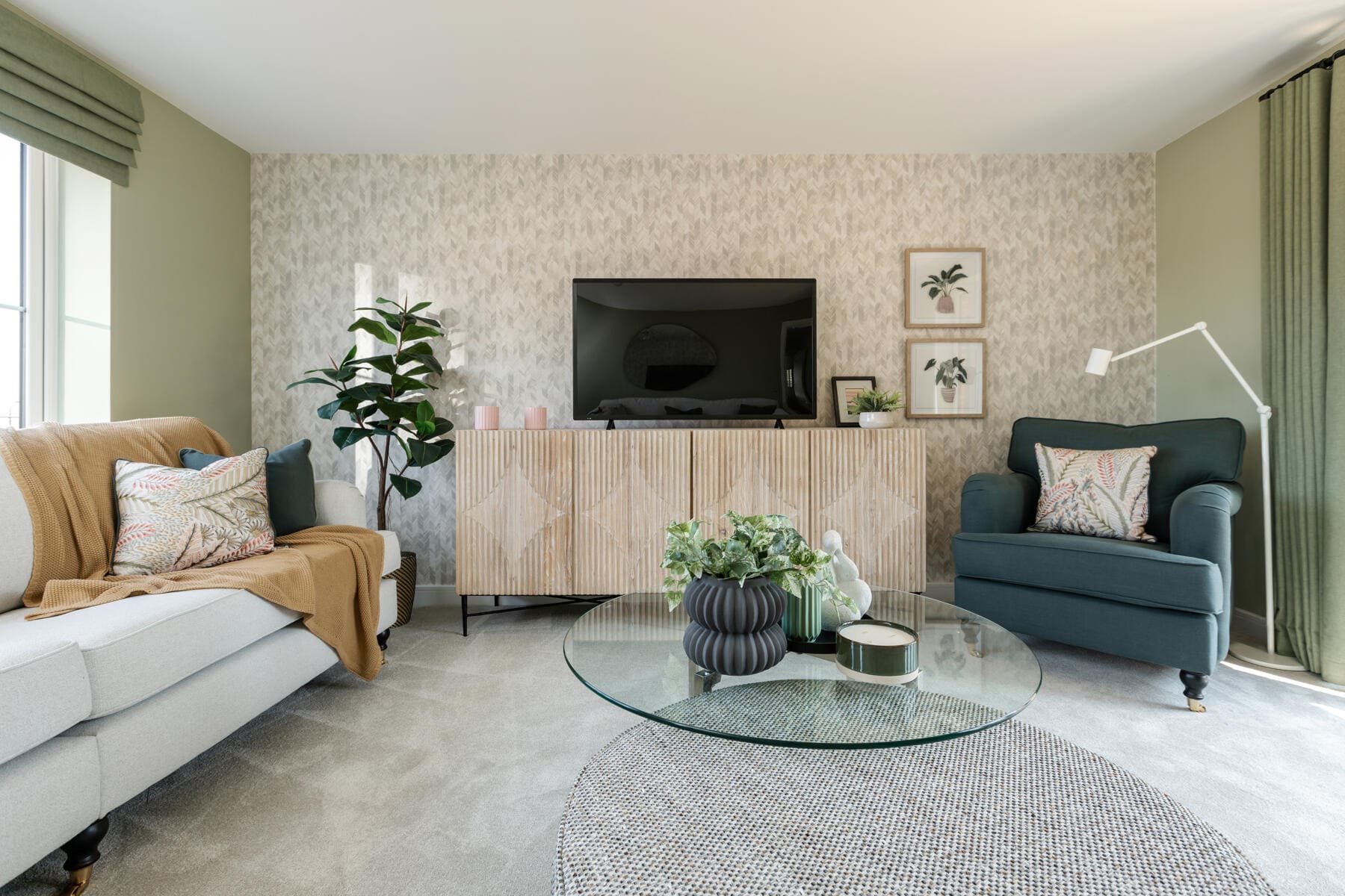 Sofas with TV and unit