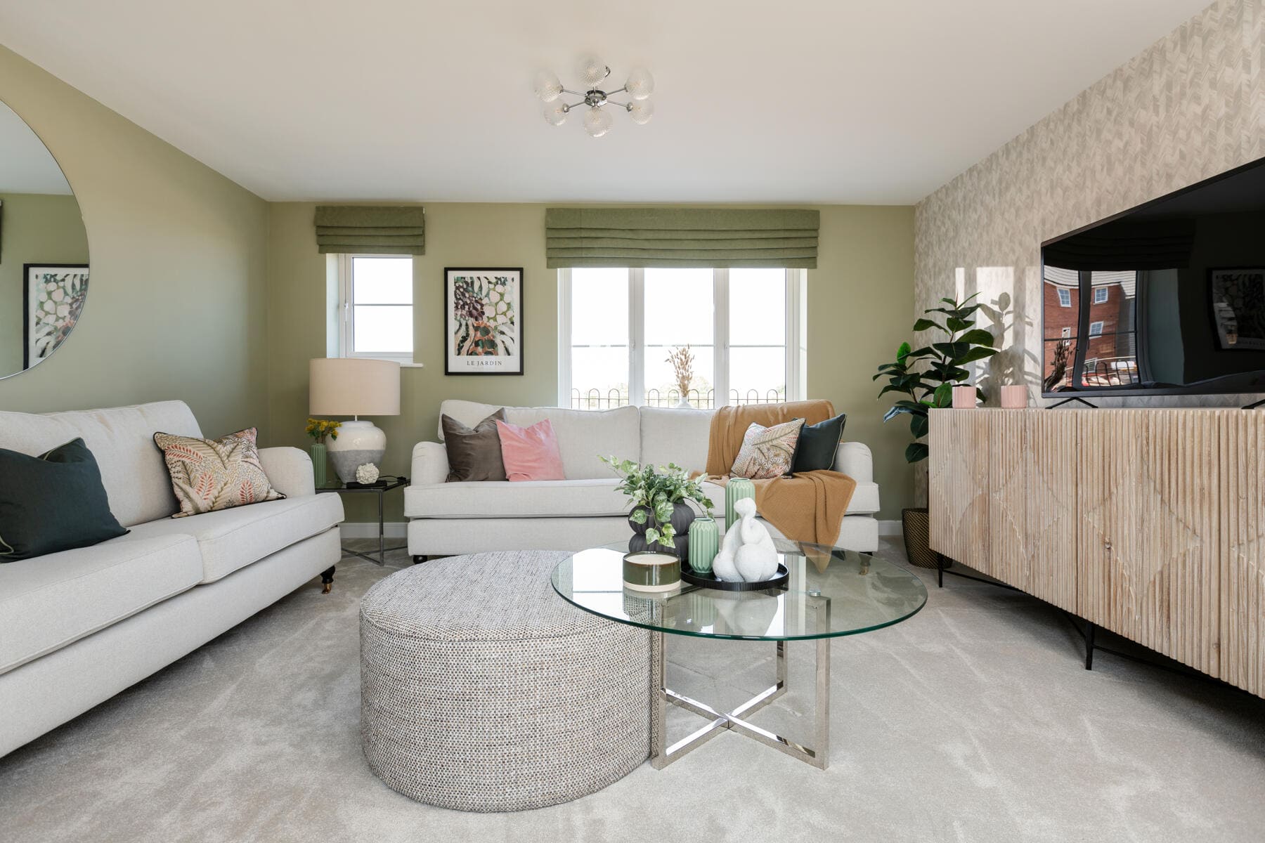 Sofas with coffee table