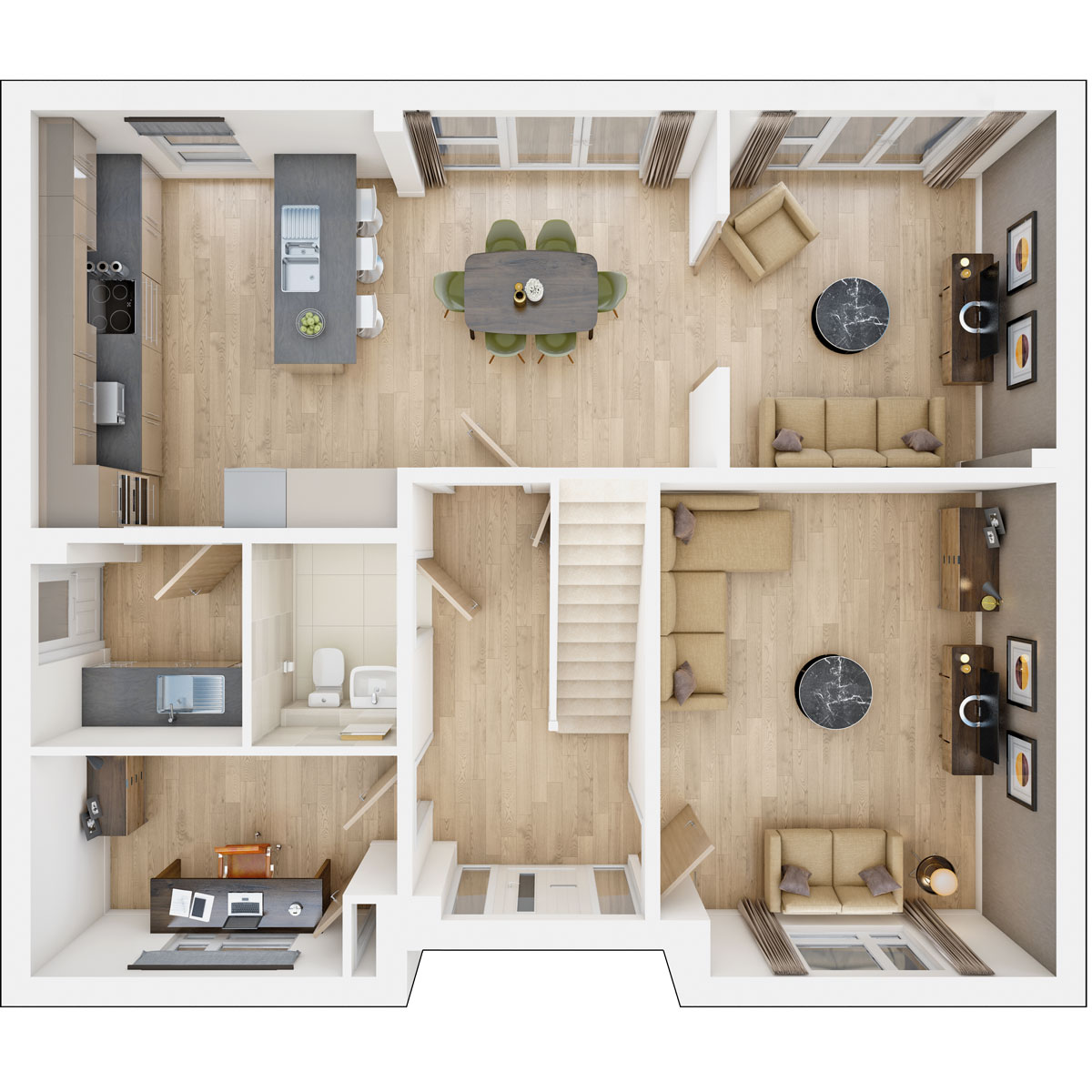 Thirlford Ground Floor Plan