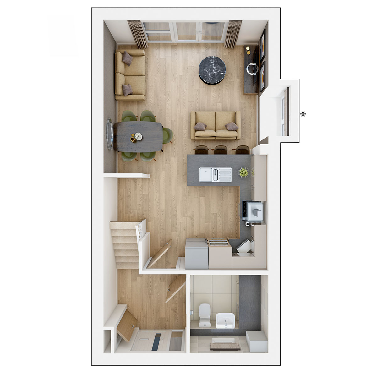 Harrton Ground Floor Plan