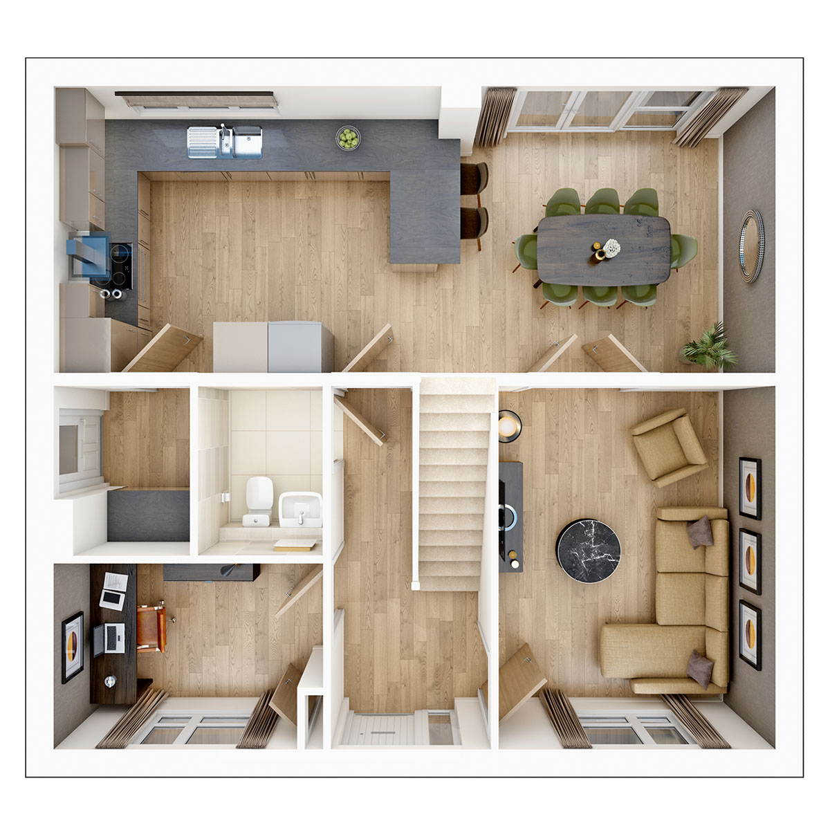 Rightford Ground Floor Plan