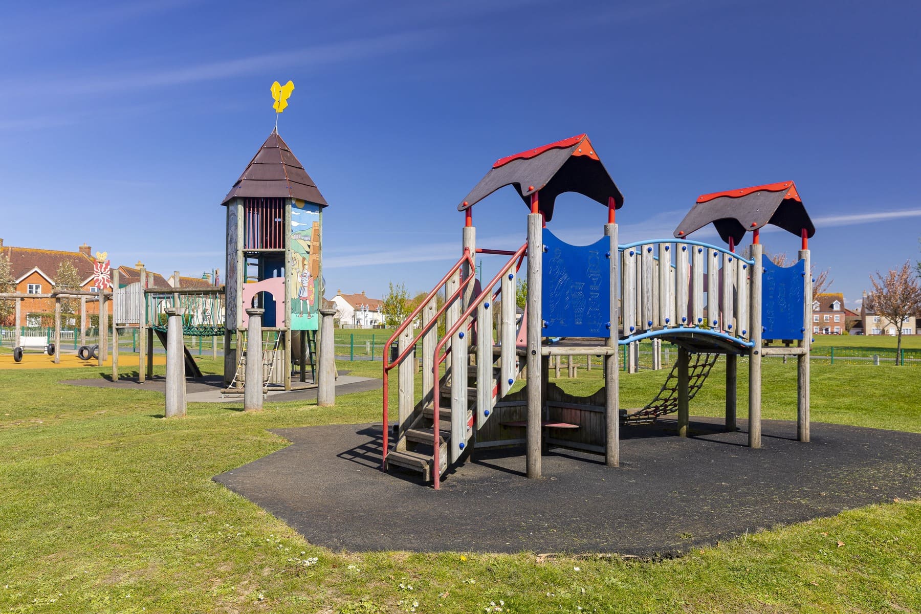 play equipment at a play park