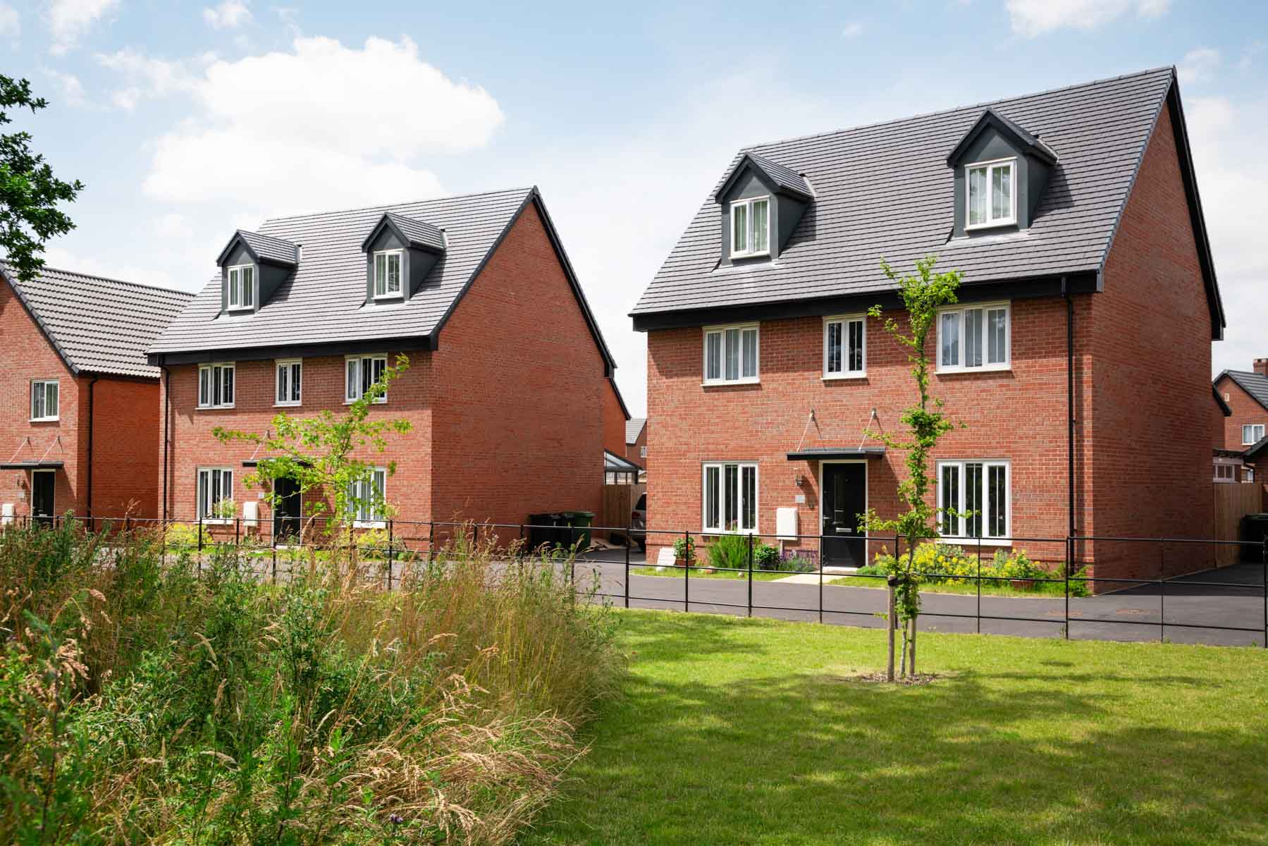 3 storey Garrton house on private road