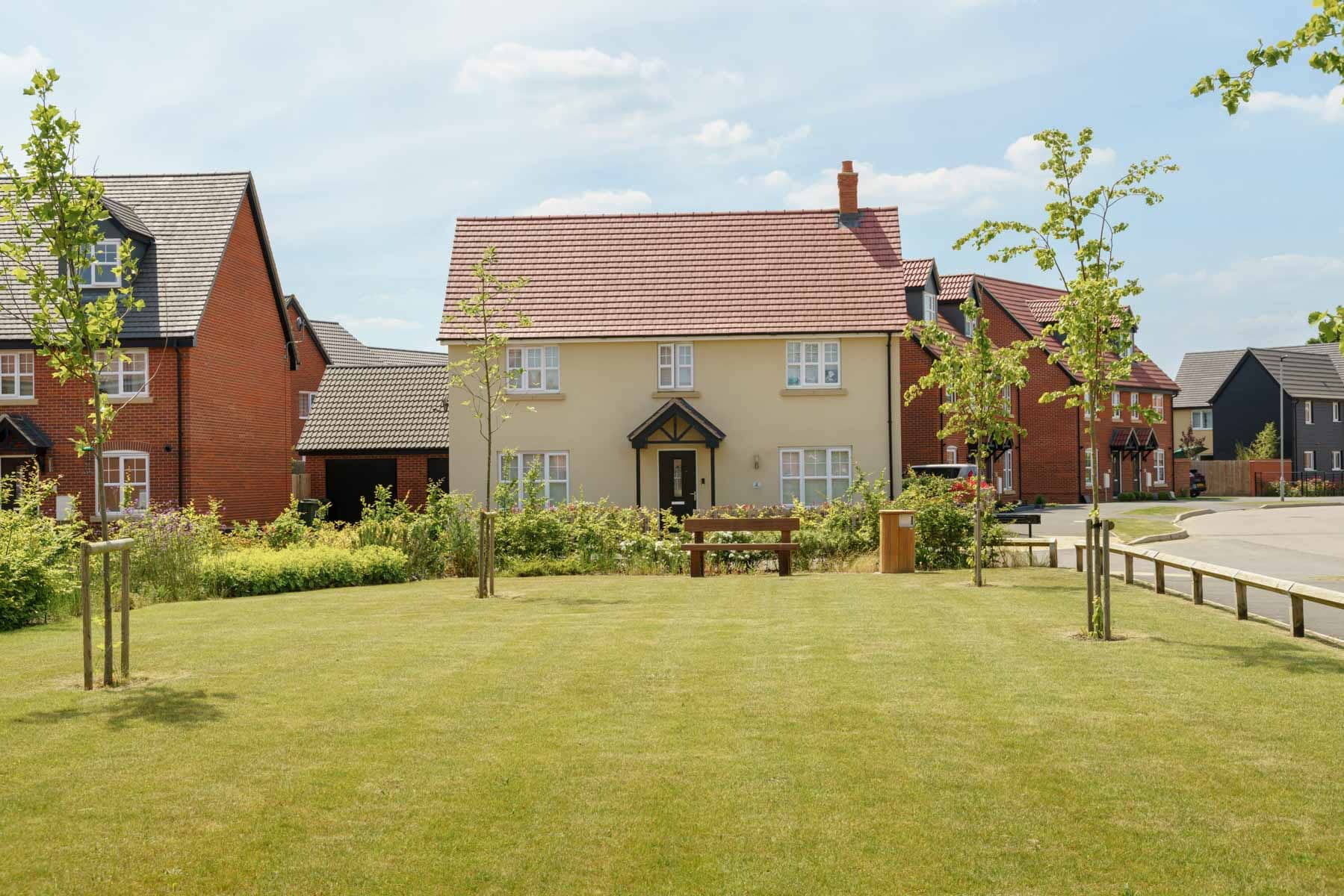 Yewdale street scene green space