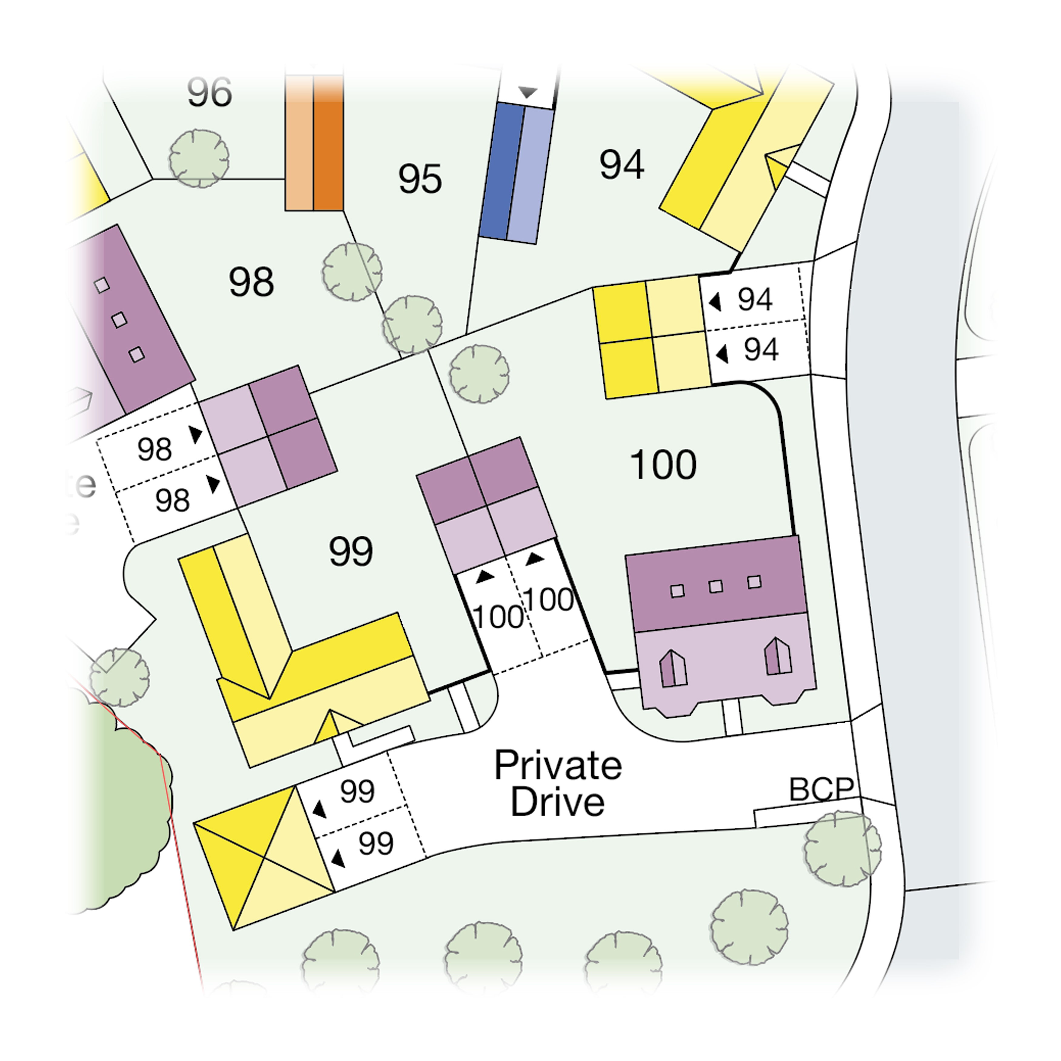 Show Homes site plan