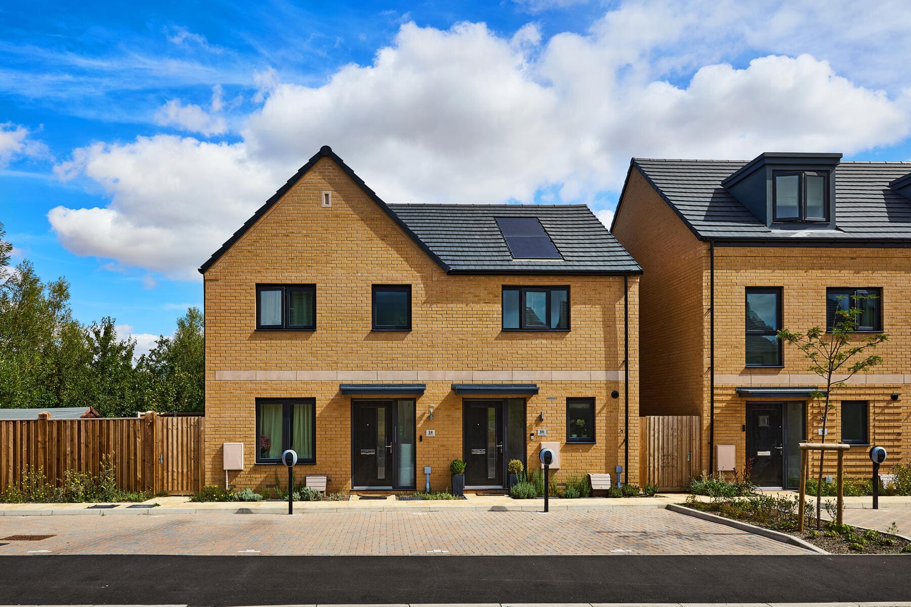 Semi-detached homes at The Arboretum