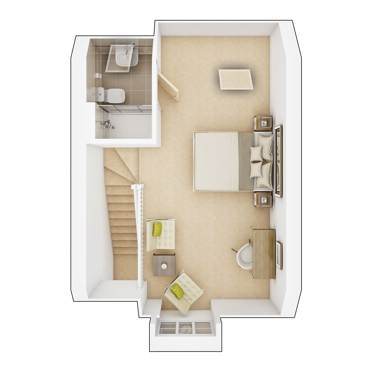 Braxton second floor plan