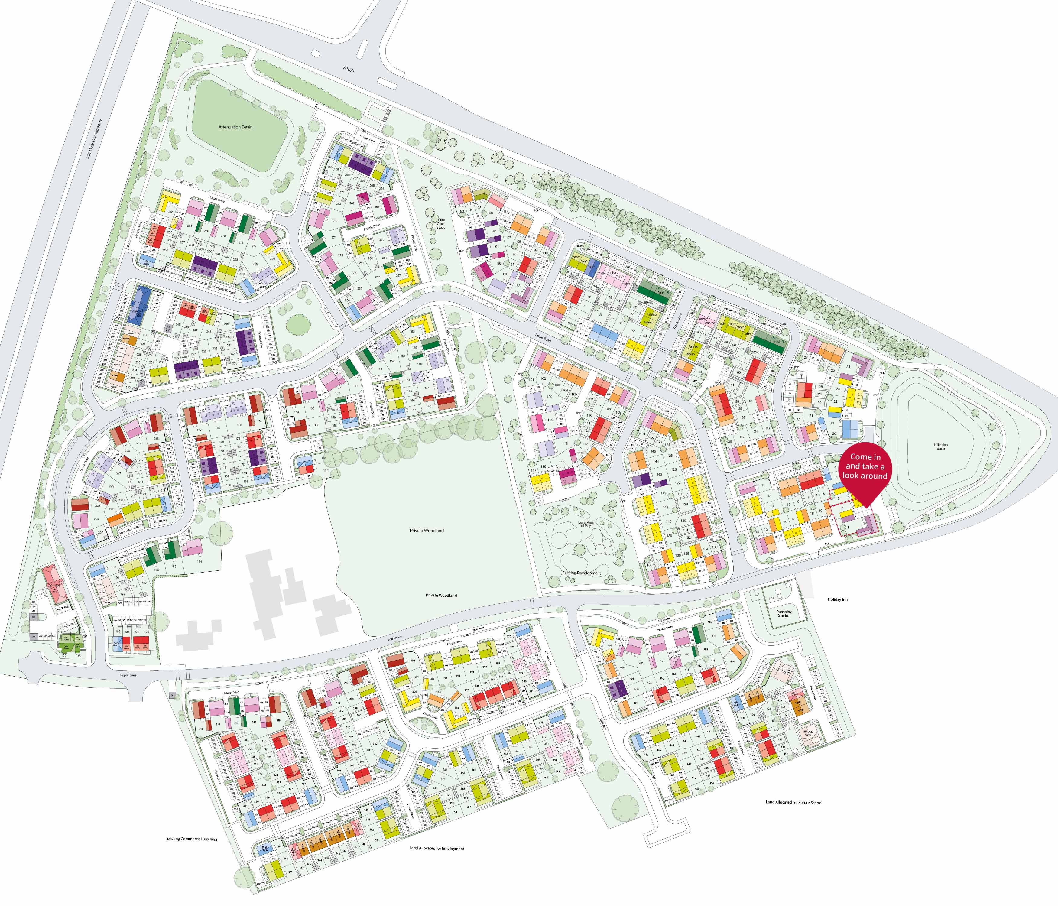 Wolsey Grange Site Plan