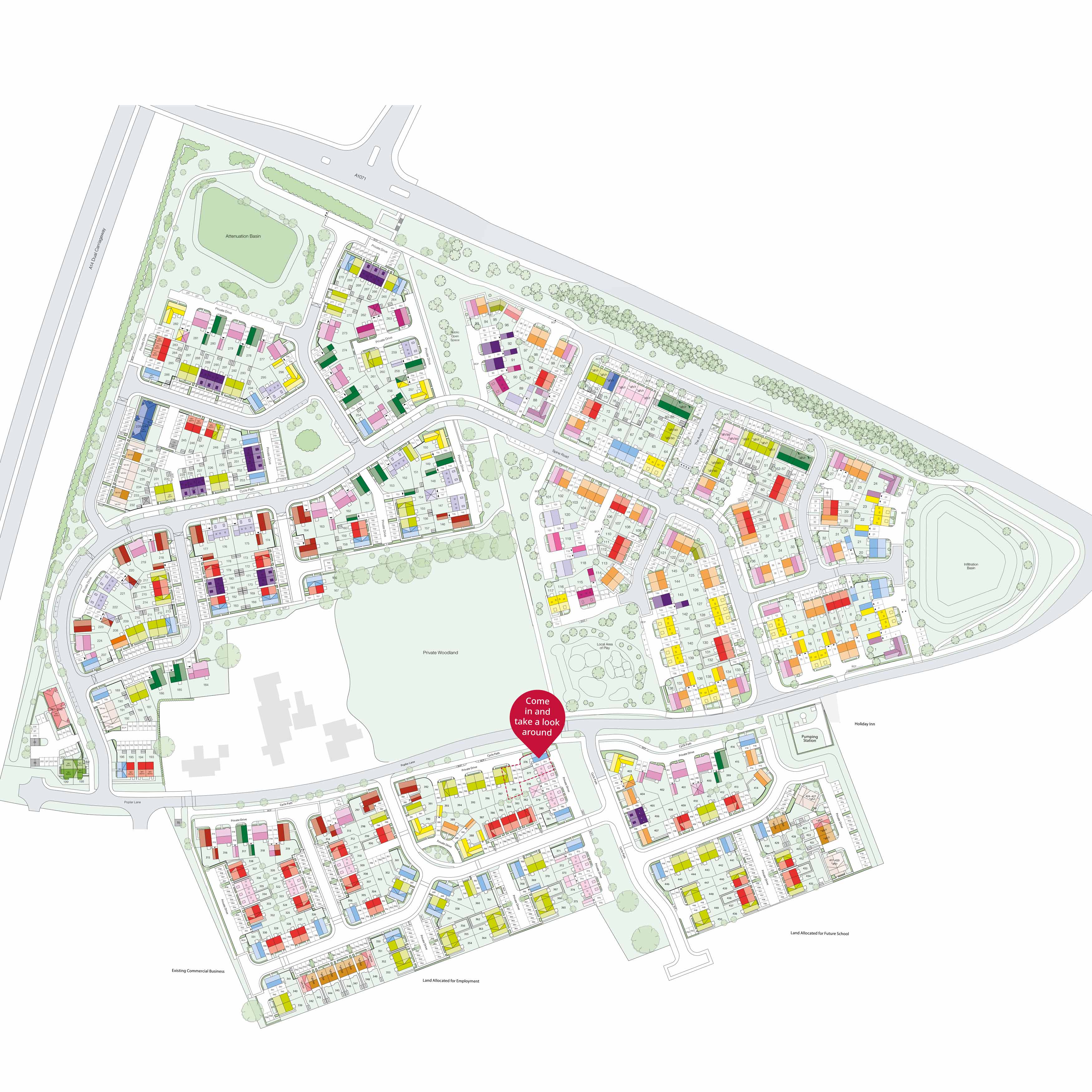 Wolsey Grange full site plan