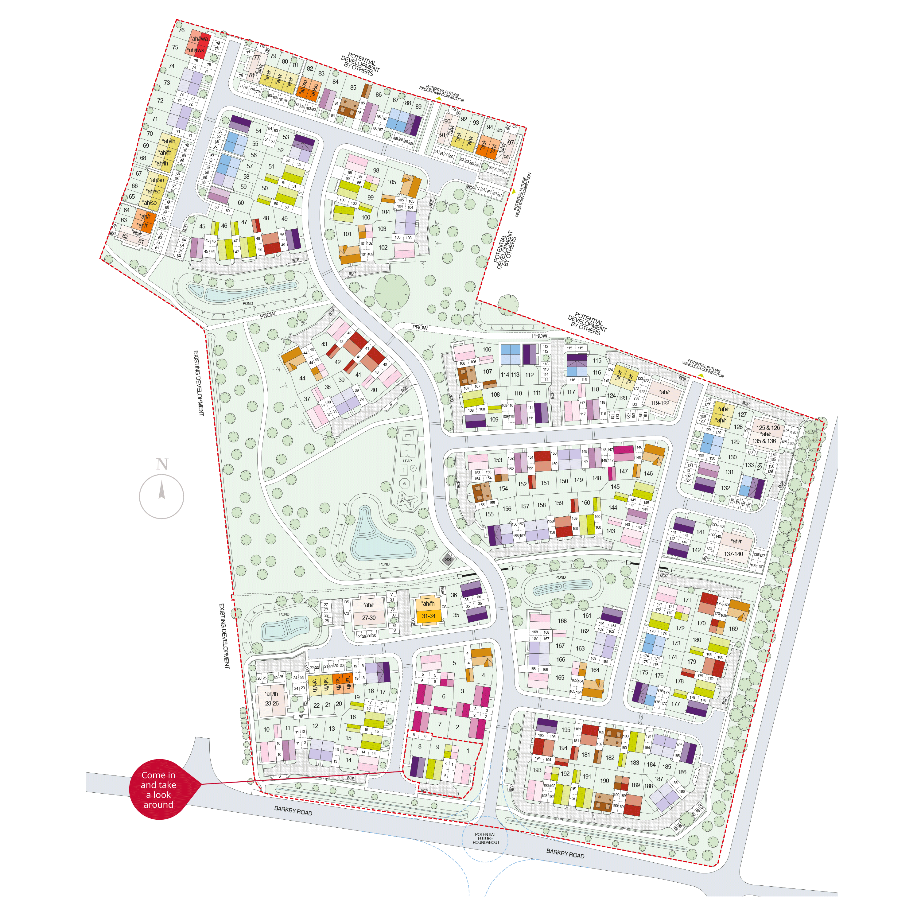 Barkby Fields Site Plan