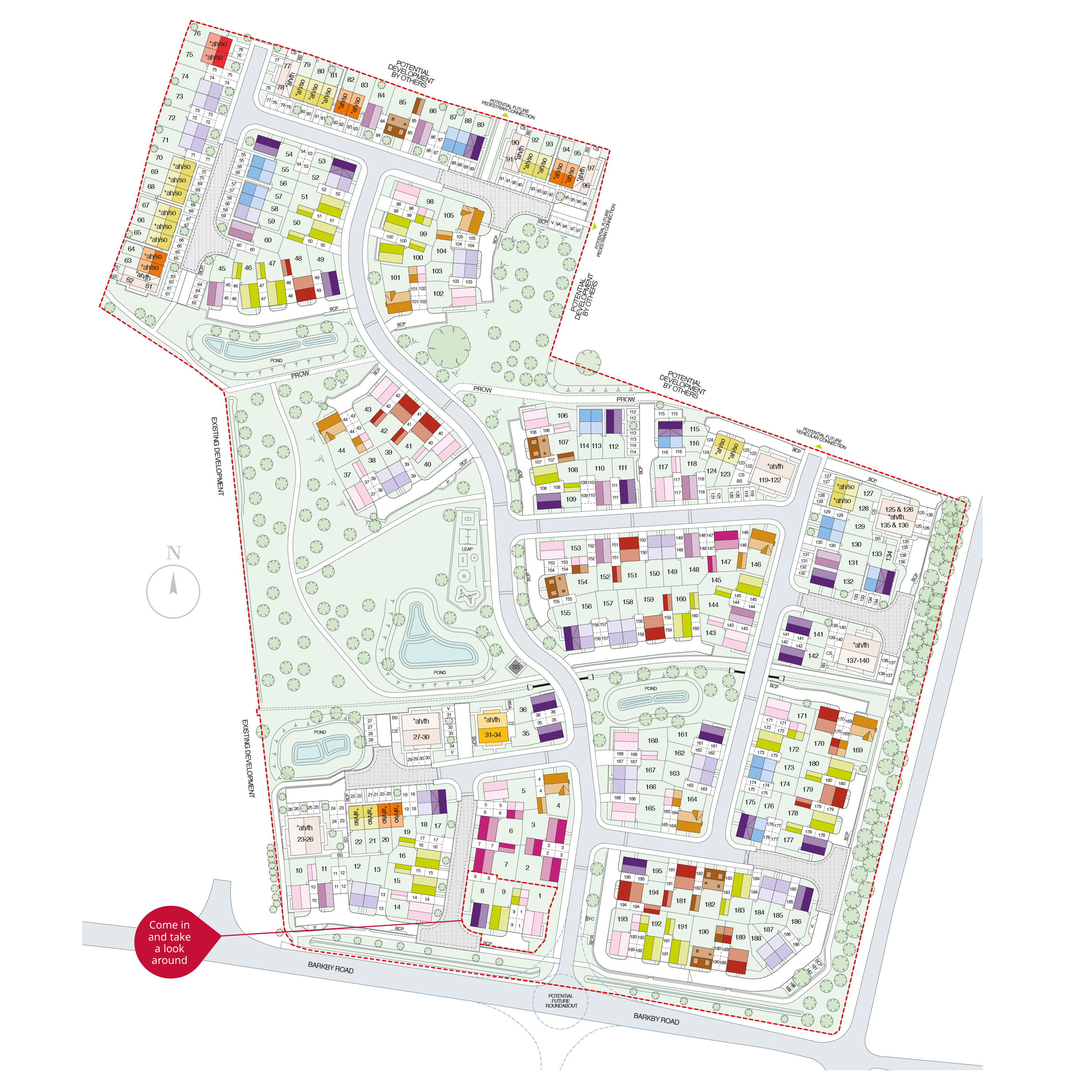 Barkby Fields Site Plan