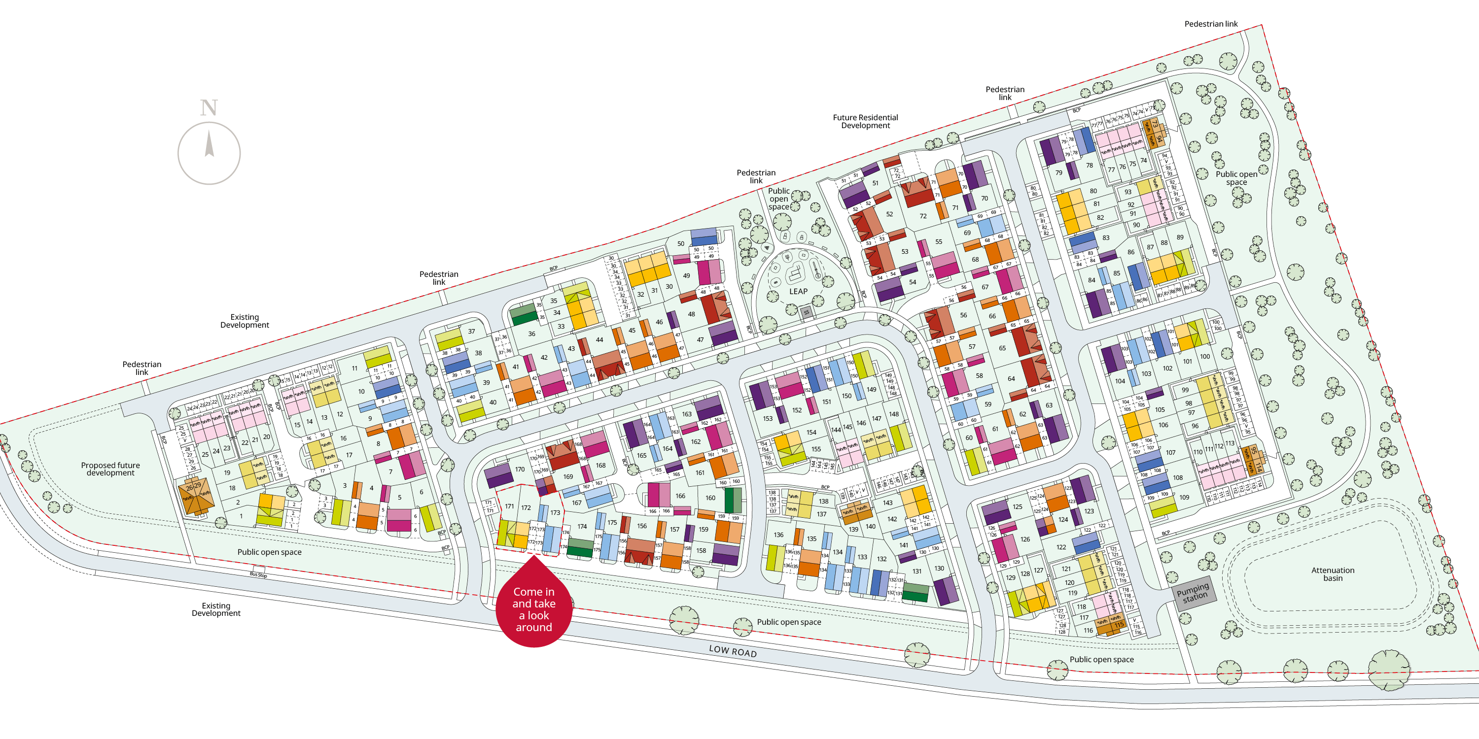 Barrowby Chase Siteplan