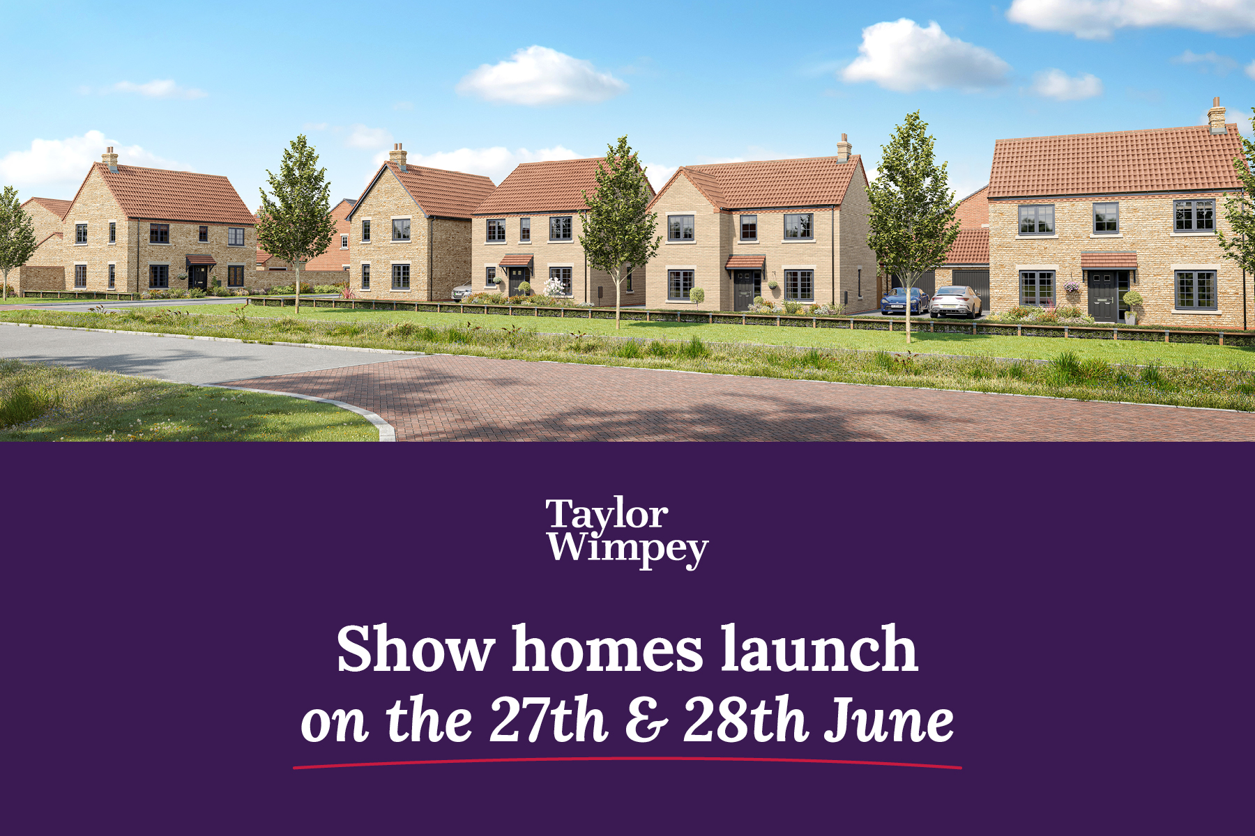 Show homes launching graphic