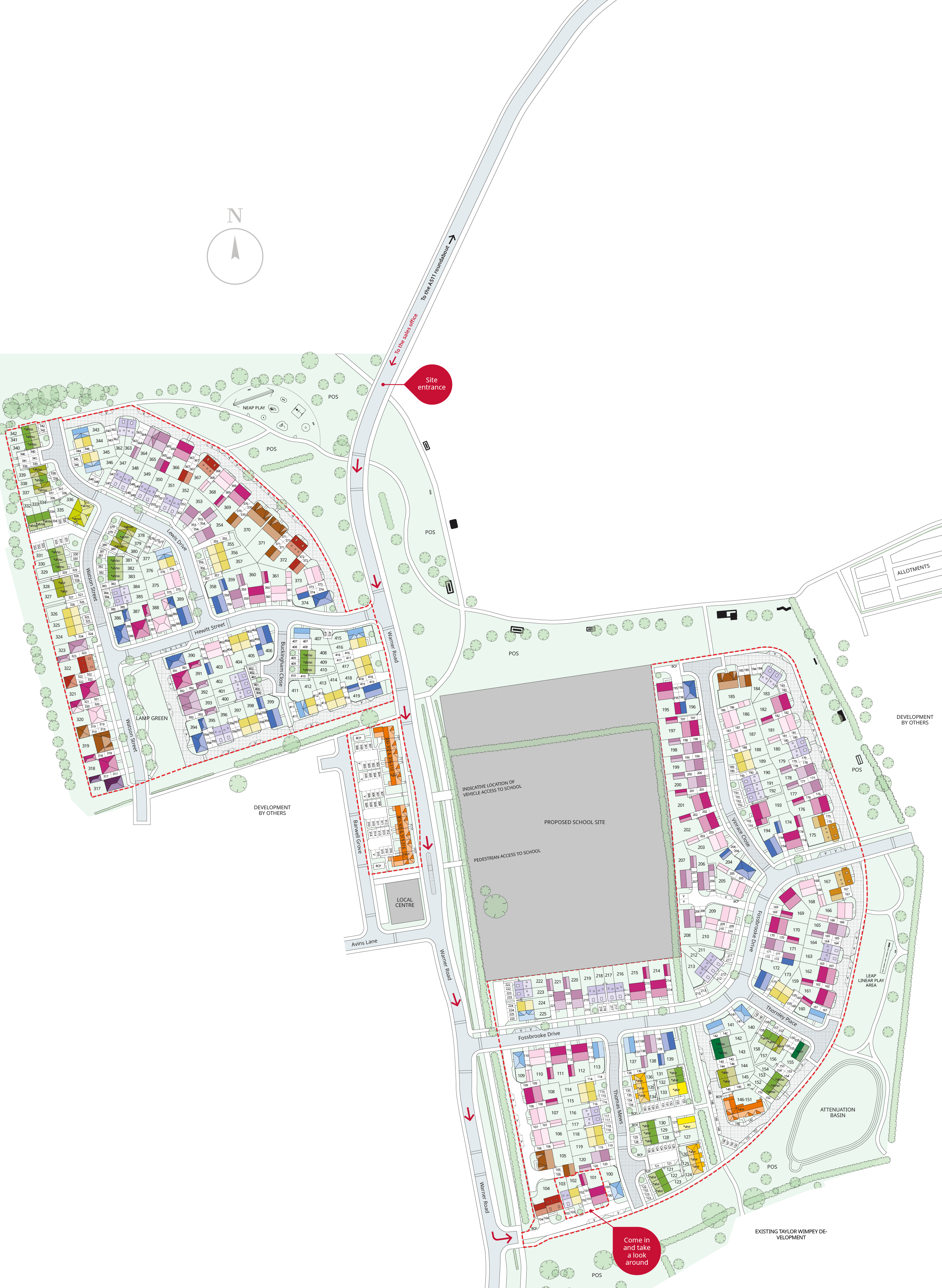 Castle Manor Site Plan - April 2026