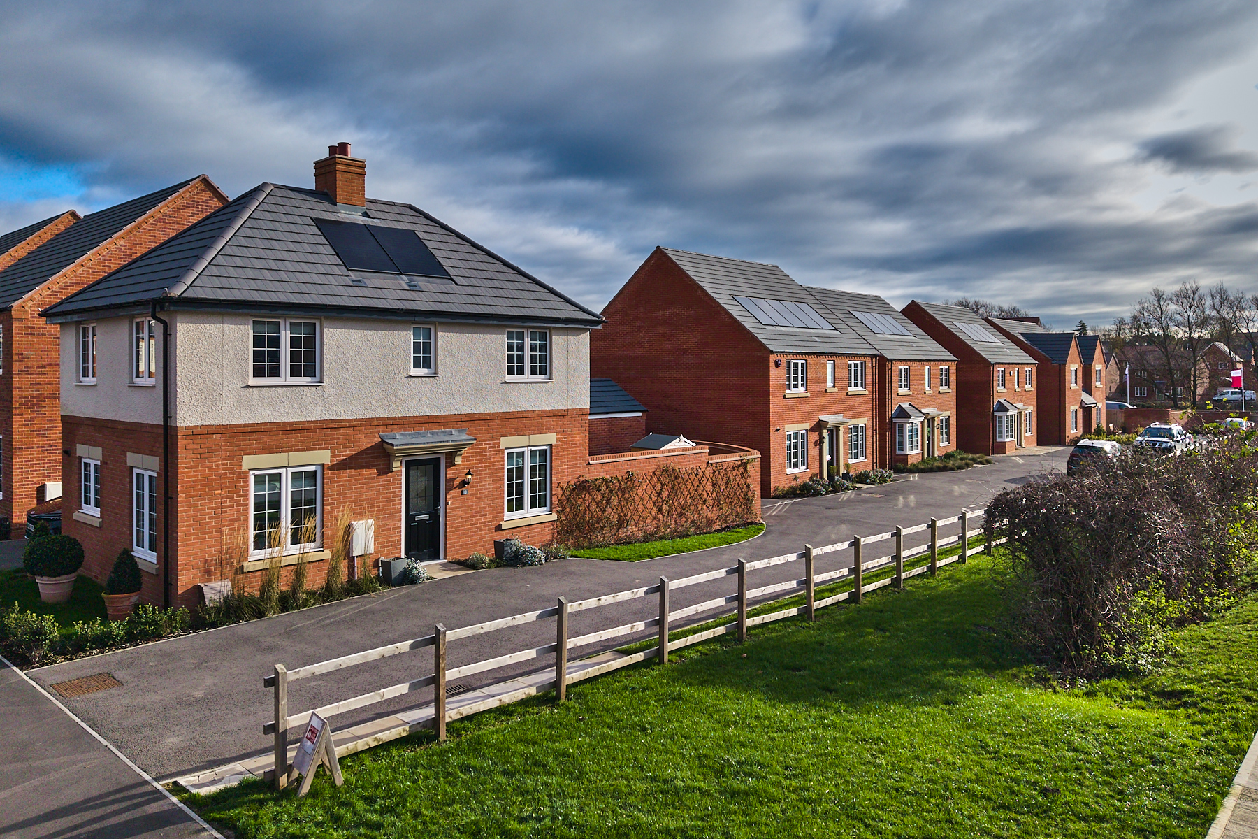 Street scene at Castle Manor