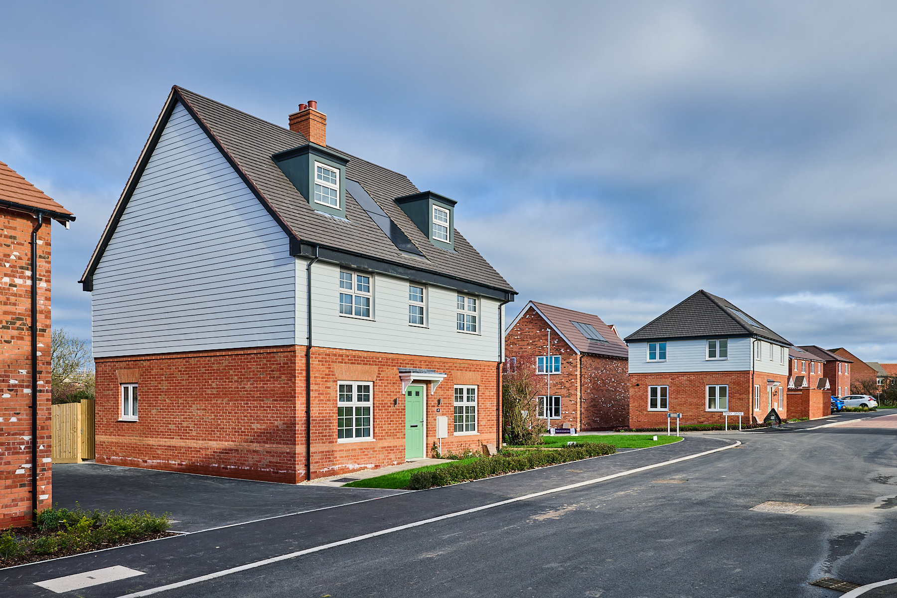 Street scene at Castle Manor