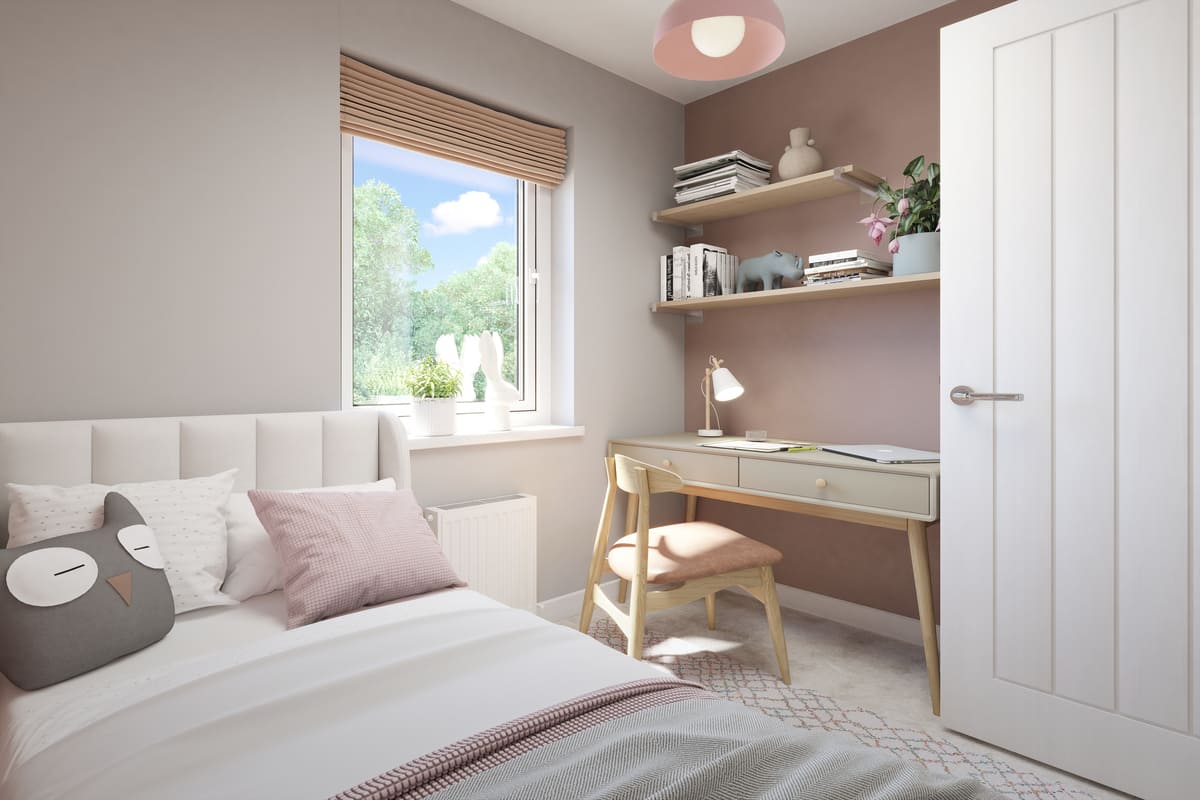 Bedroom 4 window in view