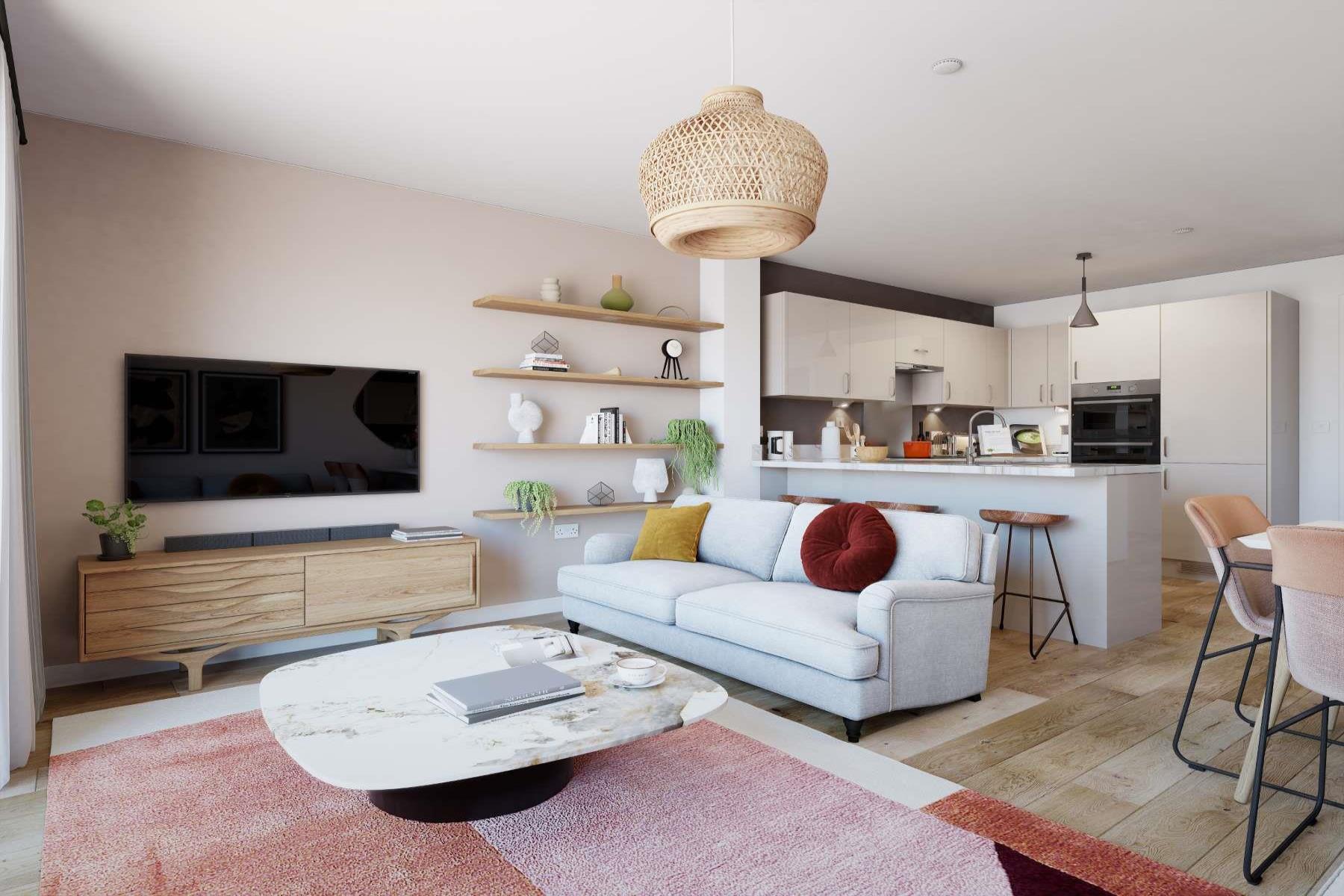 A great open-plan sociable space