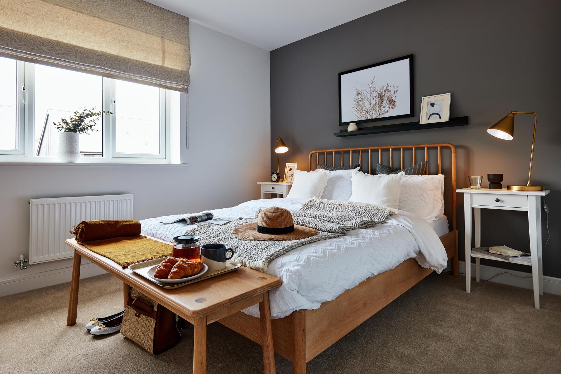 Double bedroom with storage space