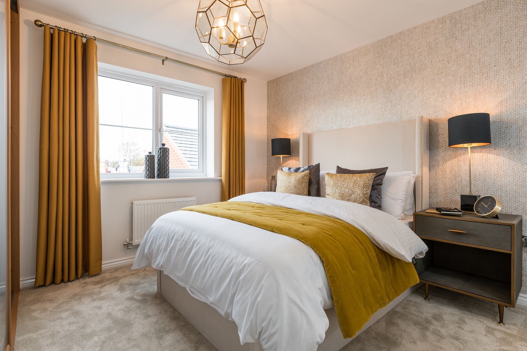 Main bedroom with space for storage