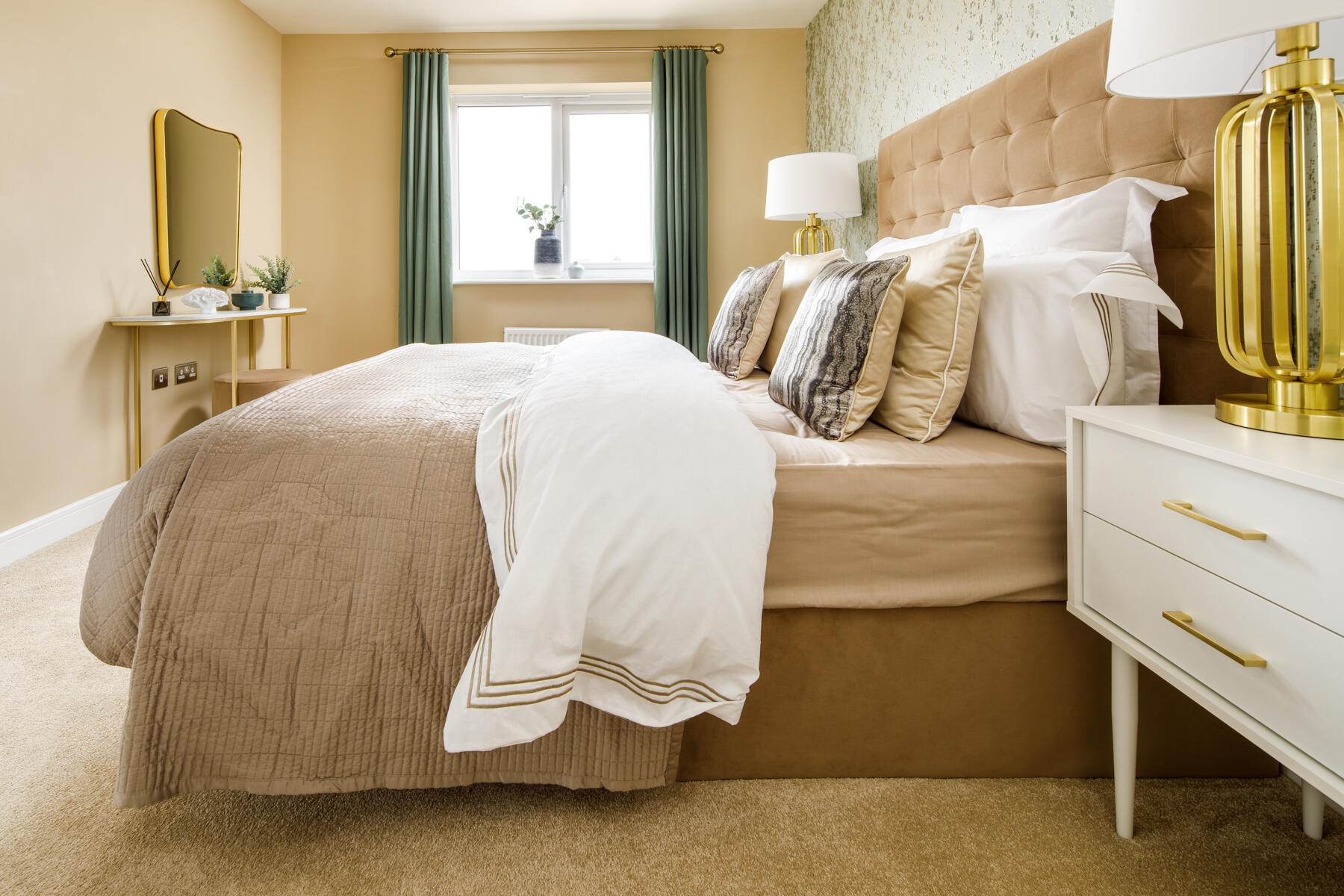 Main bedroom with bed