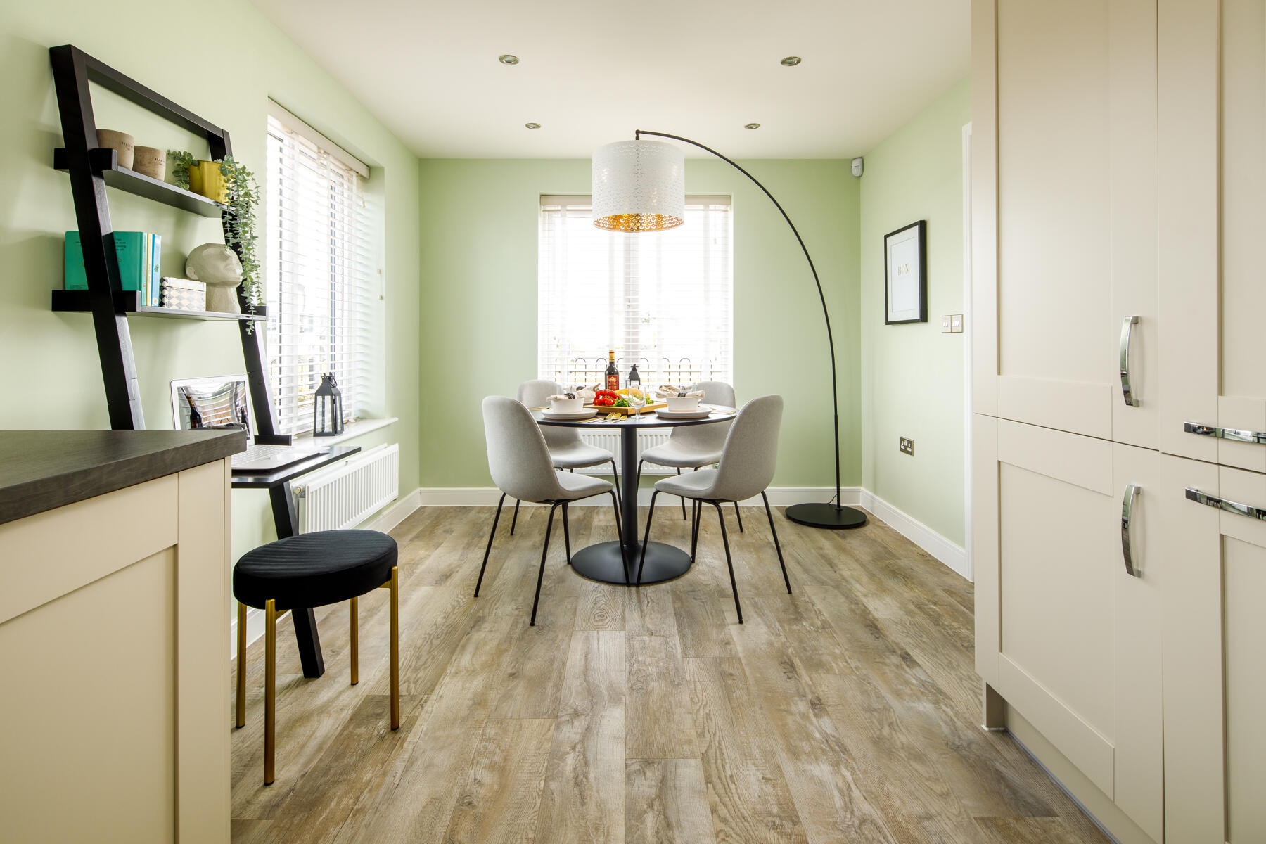 Dining table and chairs