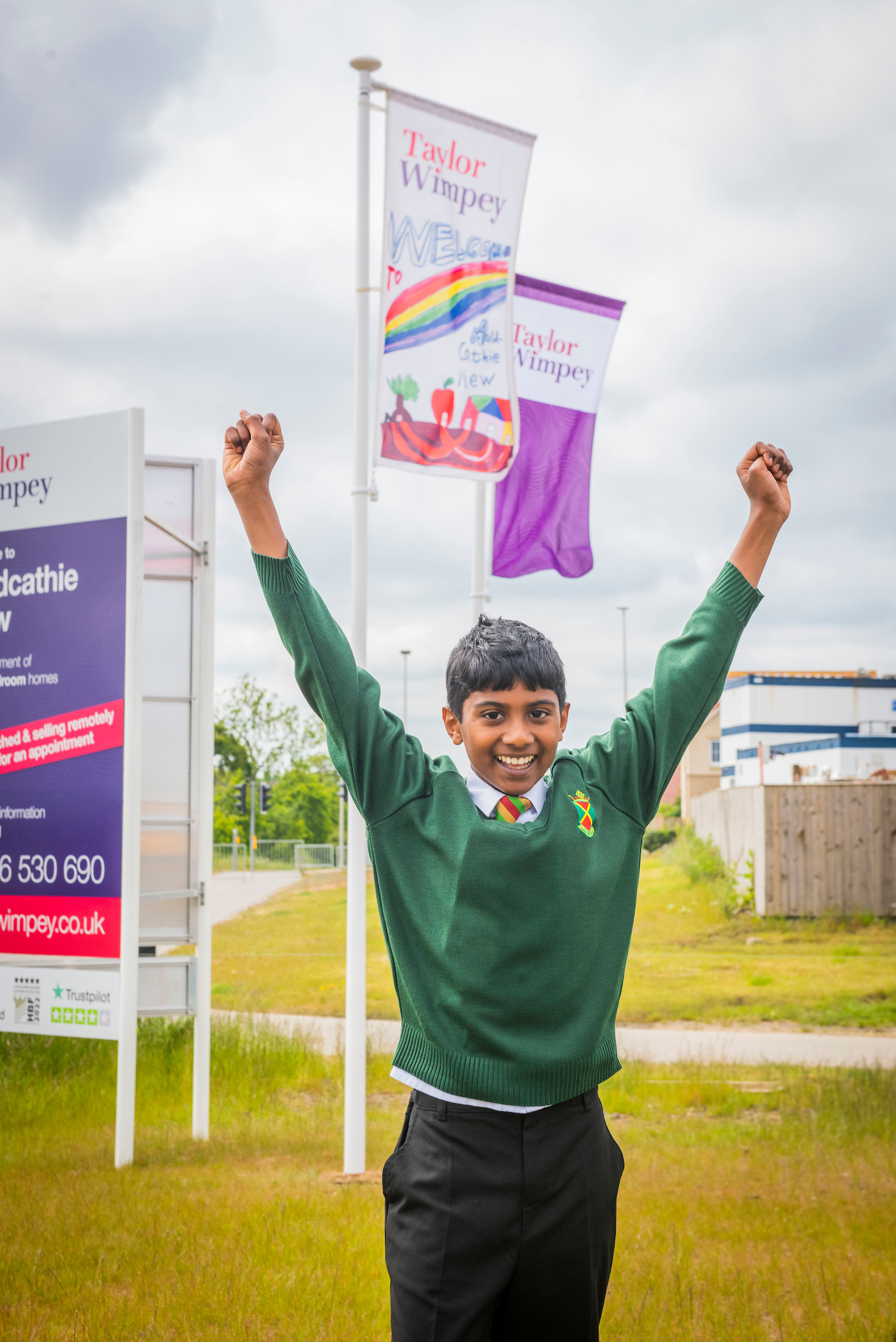 Auldcathie View Flag Reveal