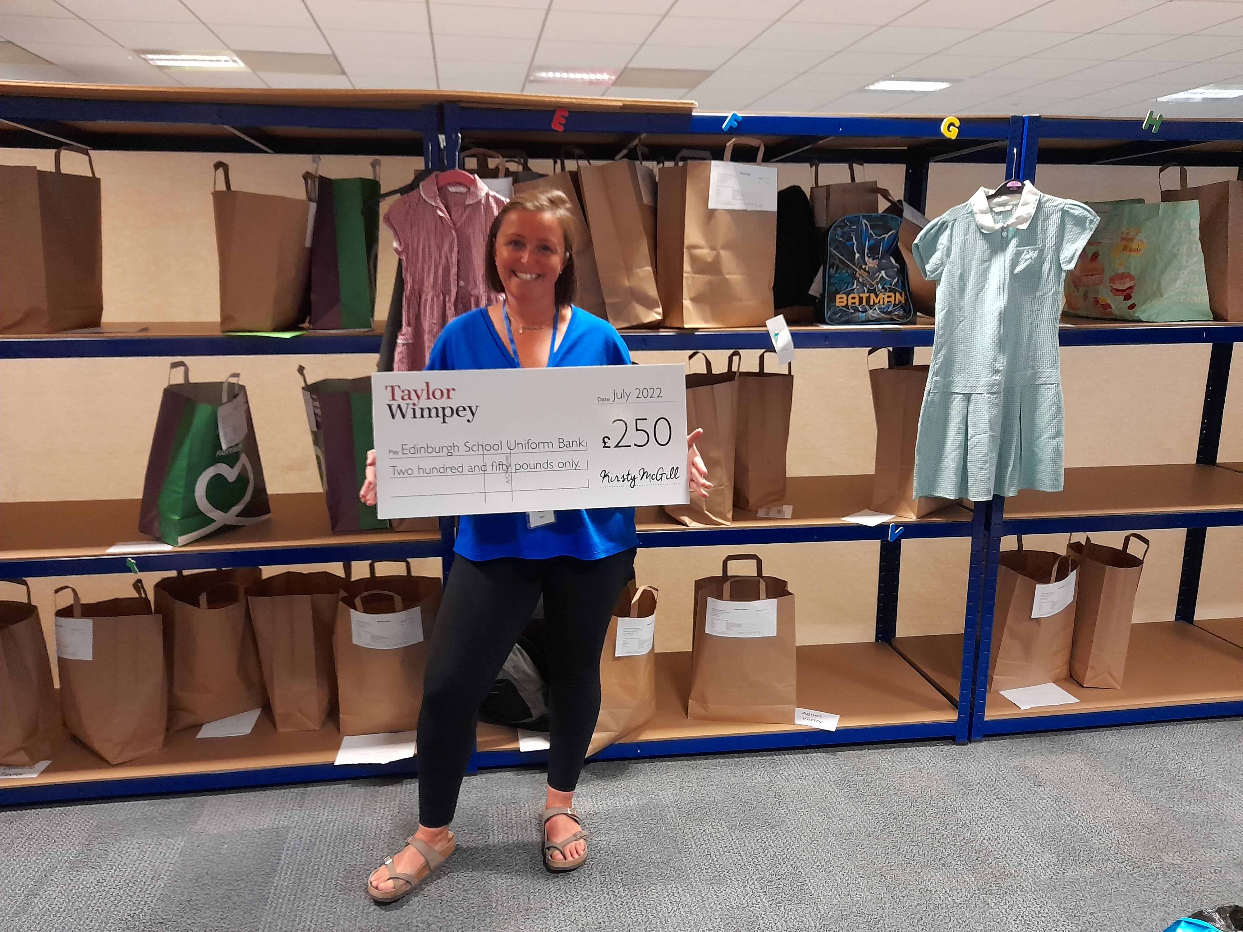 Back to School donation