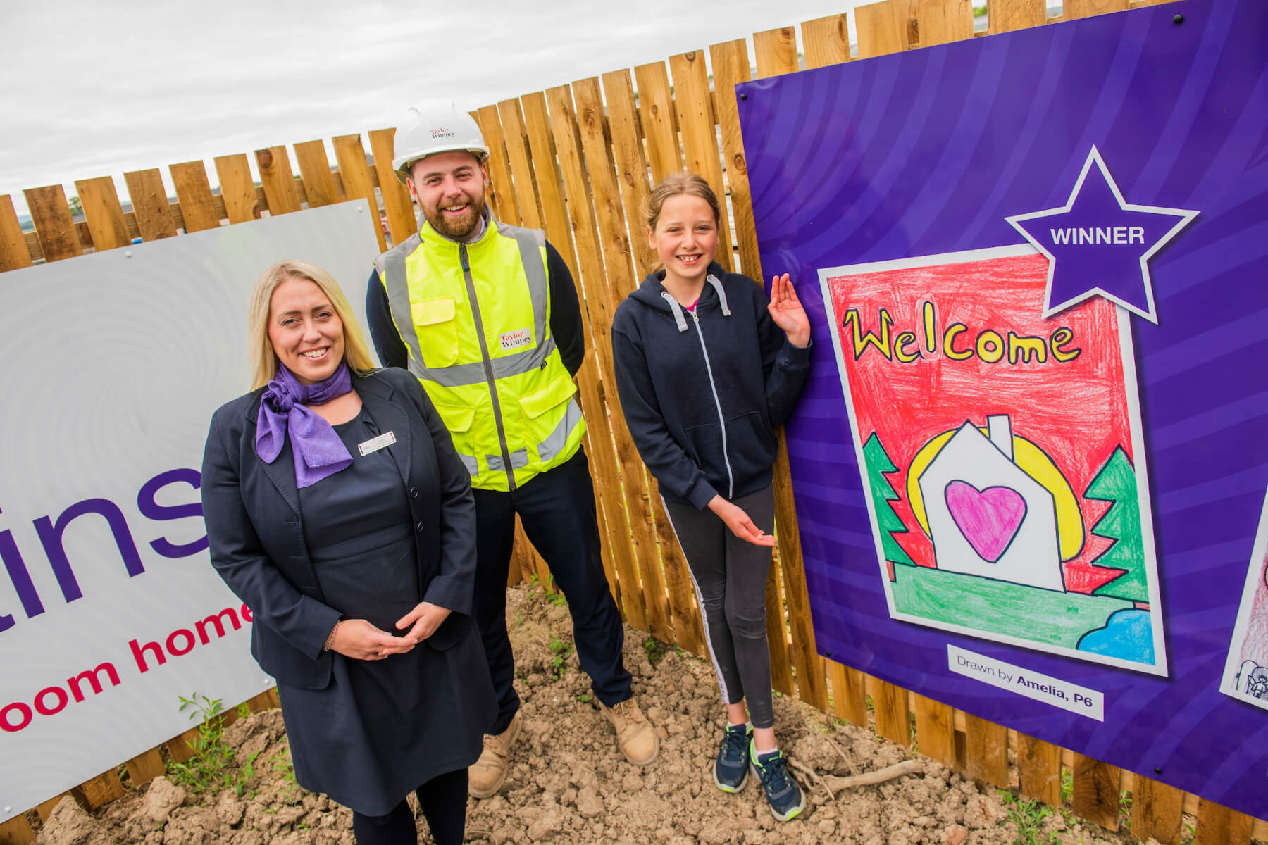 Mauricewood Primary School, Taylor Wimpey Sales Executive and Site Manager