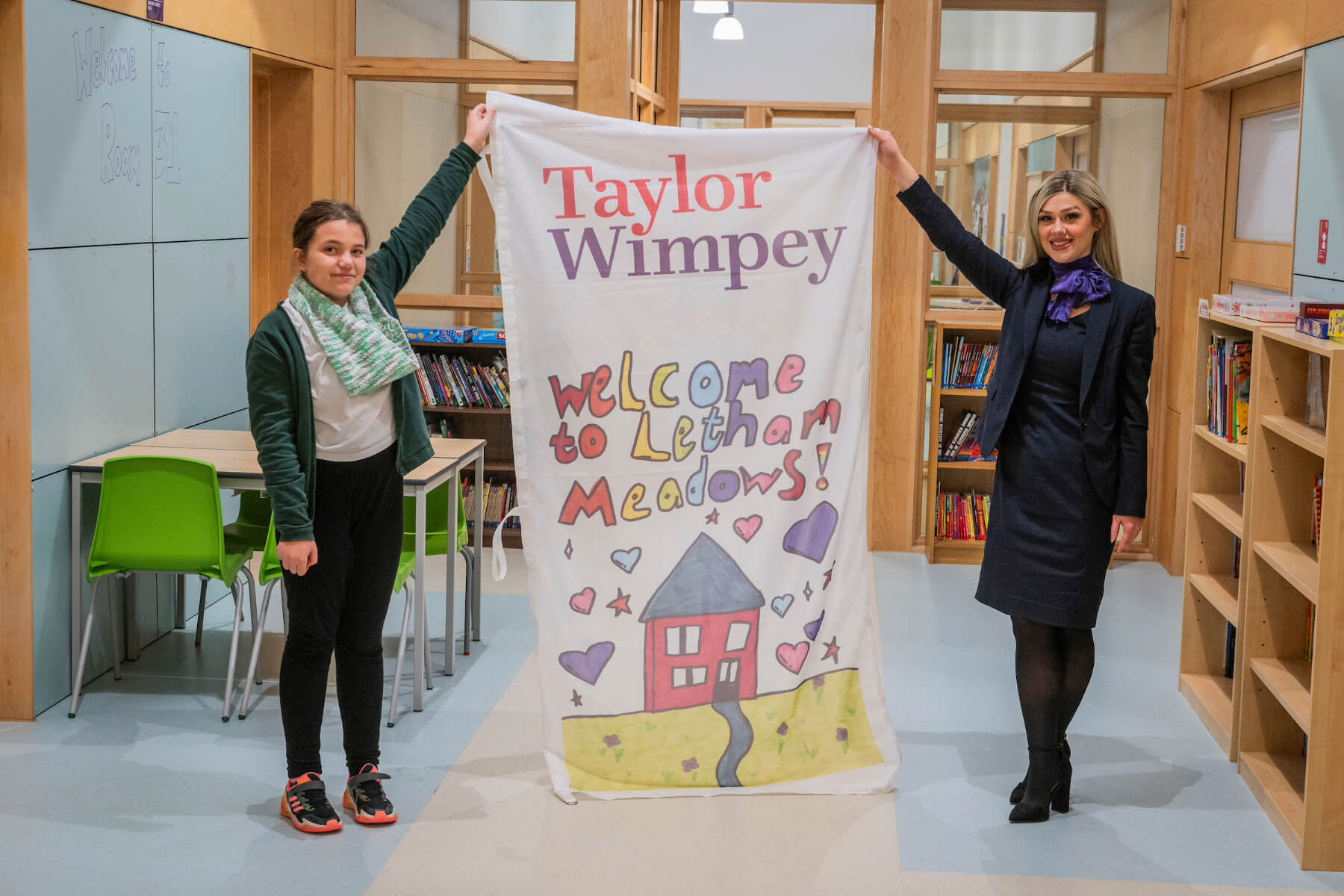 Letham Meadows Primary School Flag Reveal