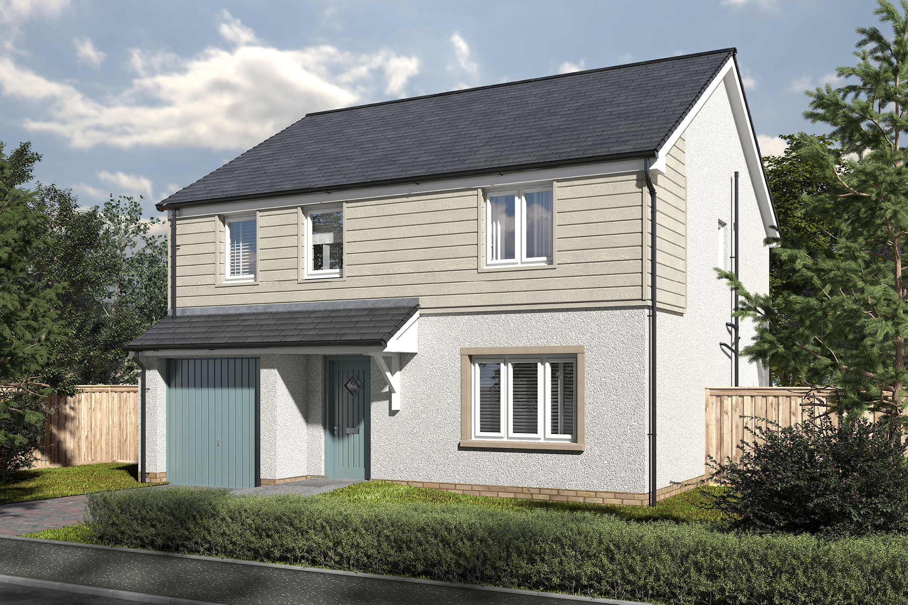 An example of the 4 bed Geddes