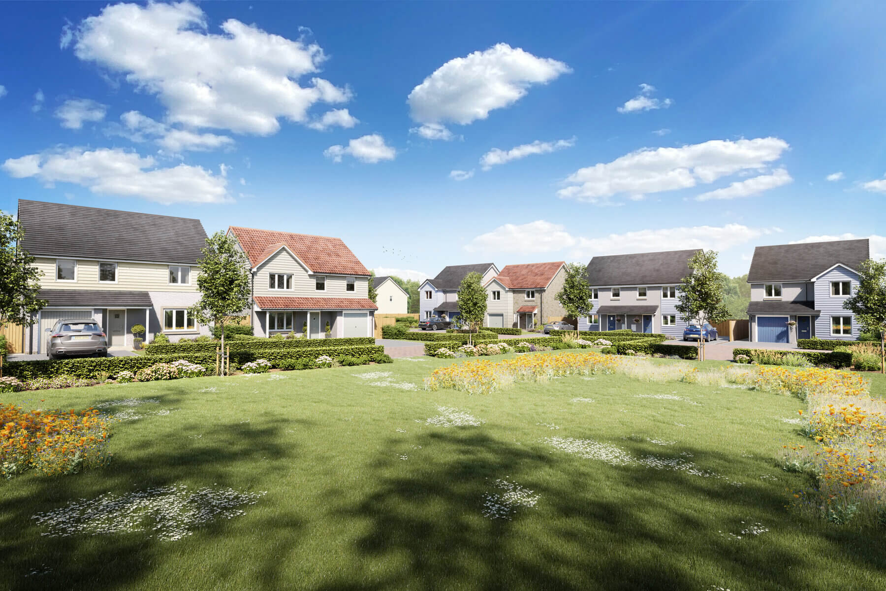 Calderwood street scene