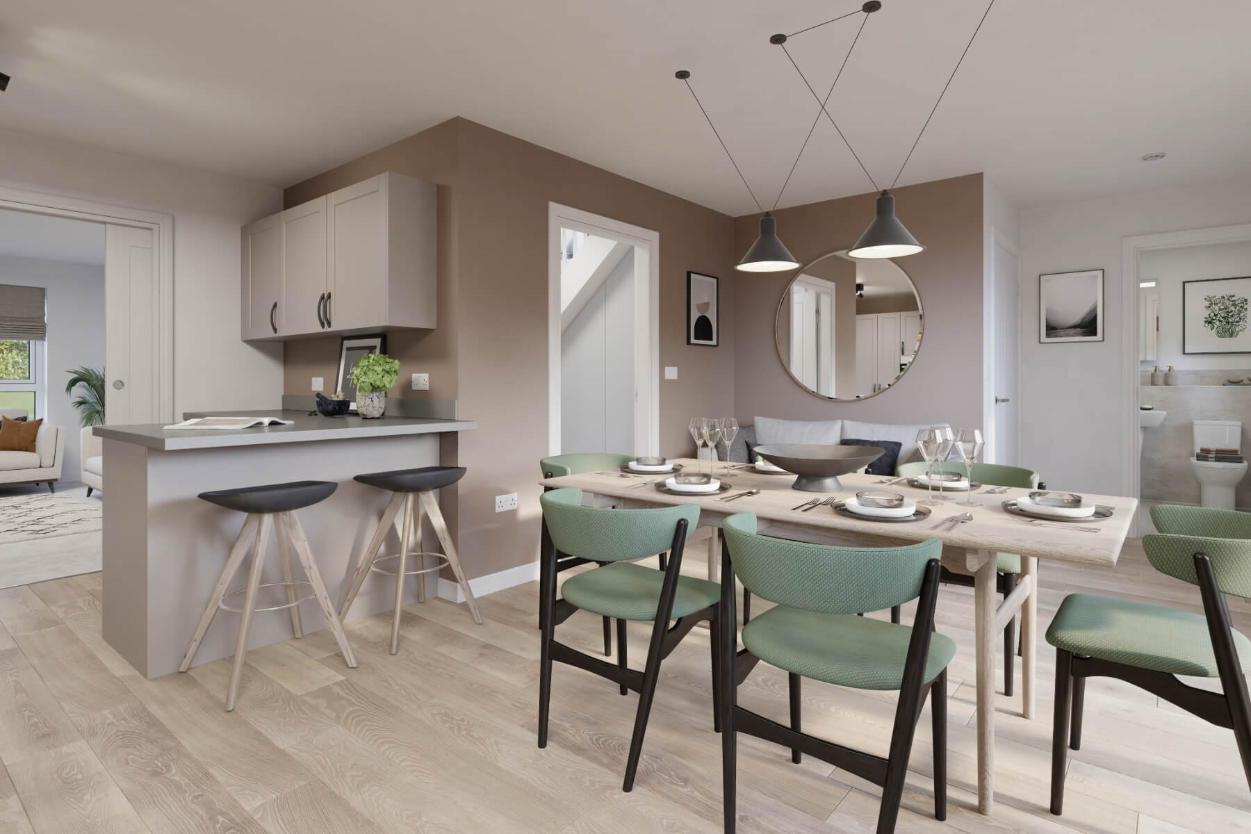 Choose from 2, 3 and 4 bedroom homes