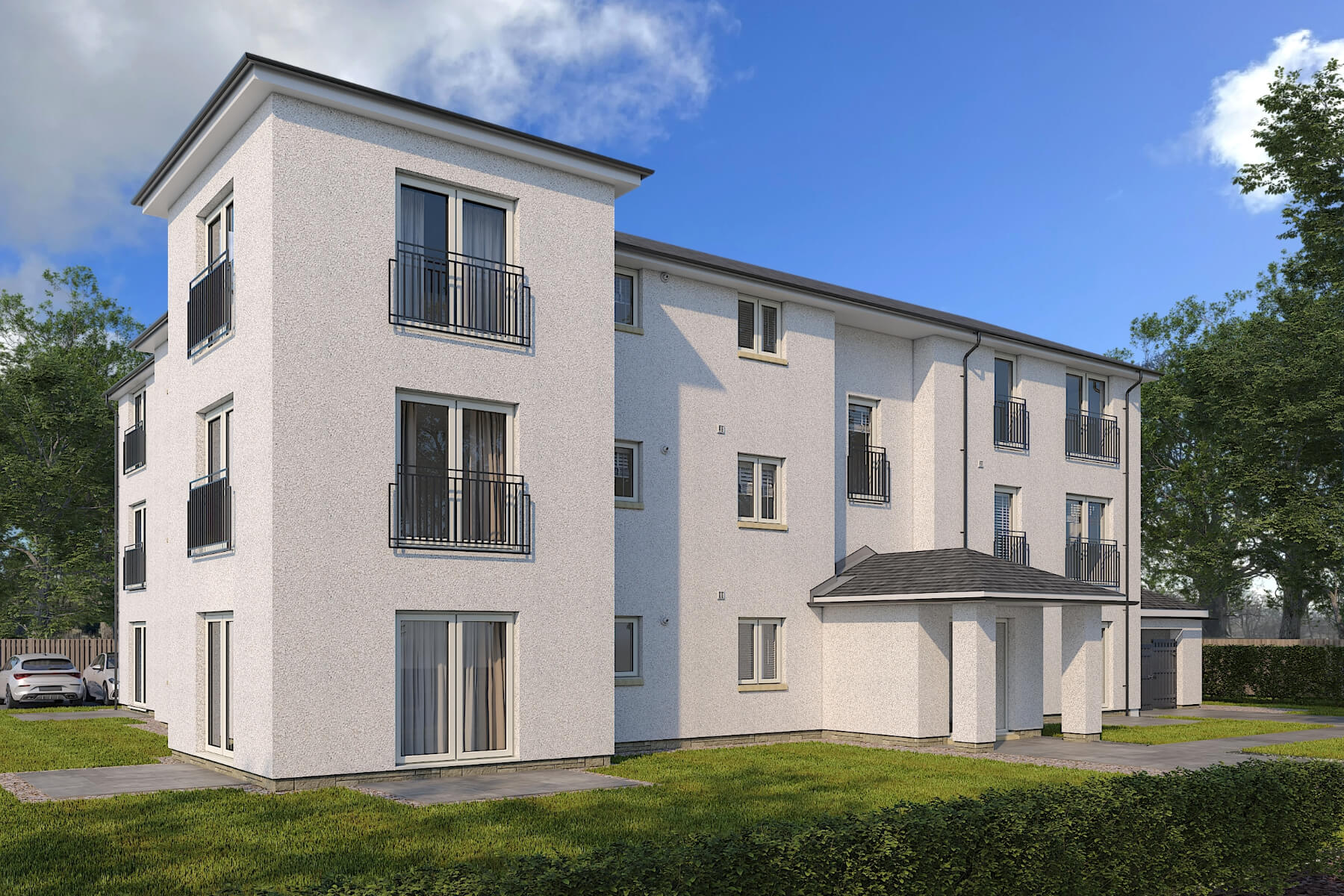 Featuring 2 bedroom apartments