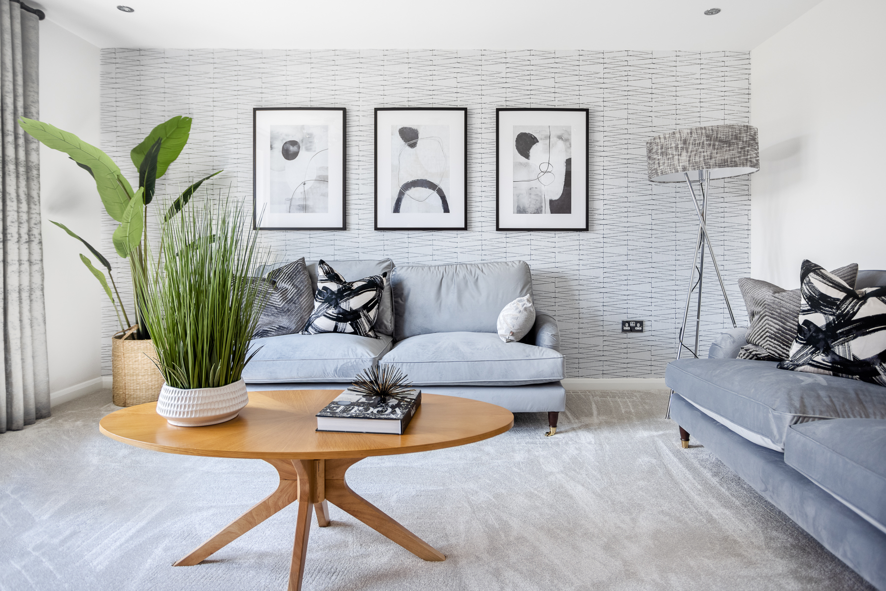 The lounge in the 4 bedroom Maxwell home