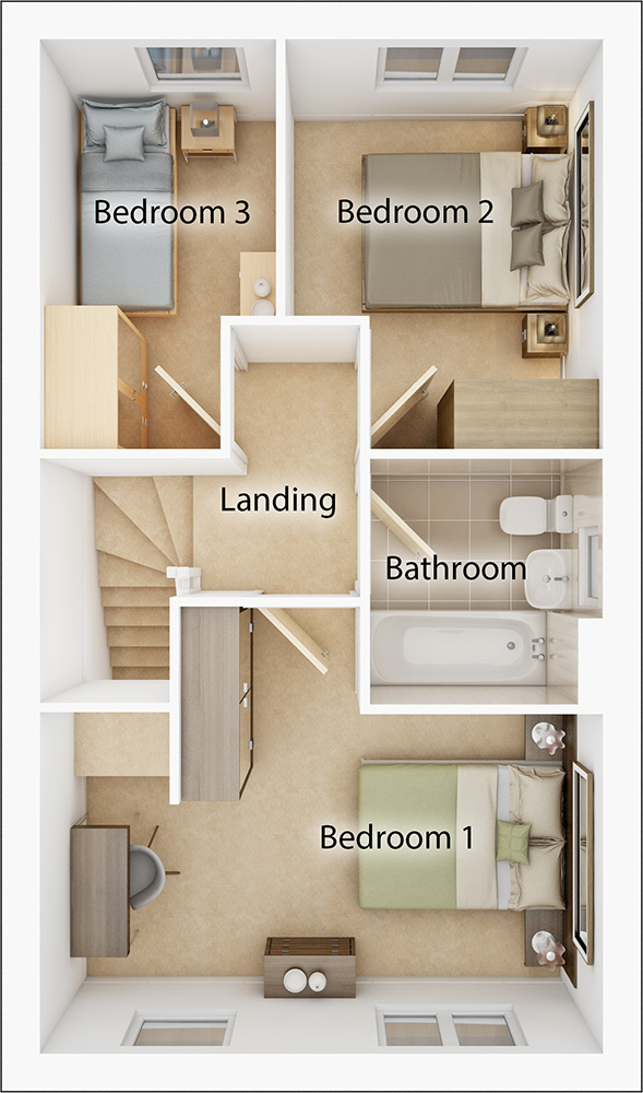 Bryce first floor floor plan
