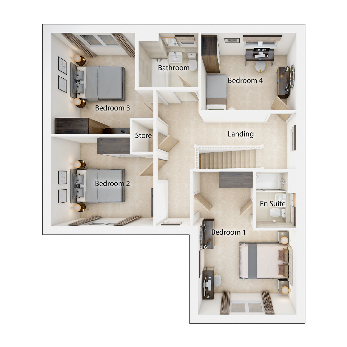 The Hubham First Floor Plan